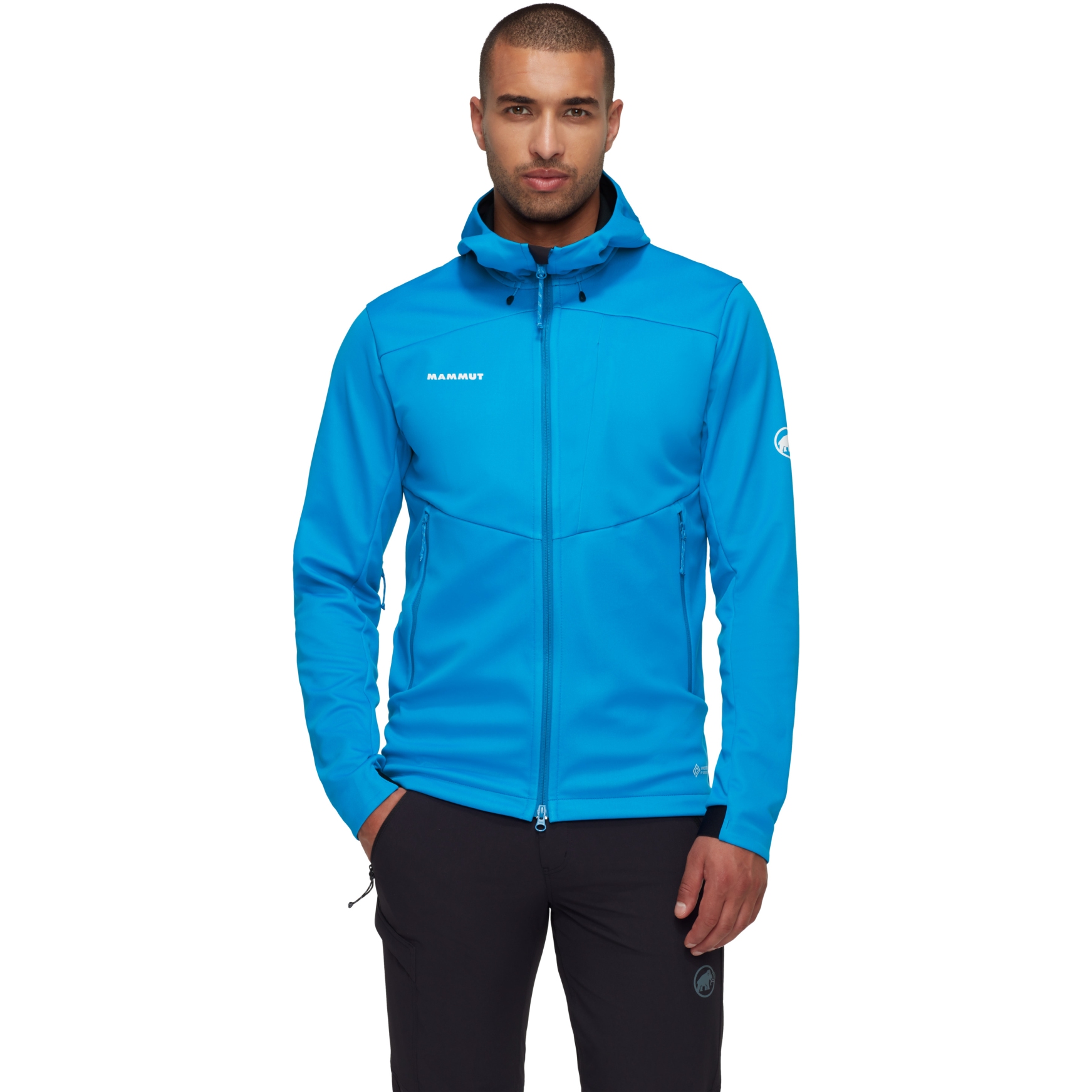Produktbild von Mammut Ultimate VII Softshelljacke mit Kapuze Herren - glacier blue