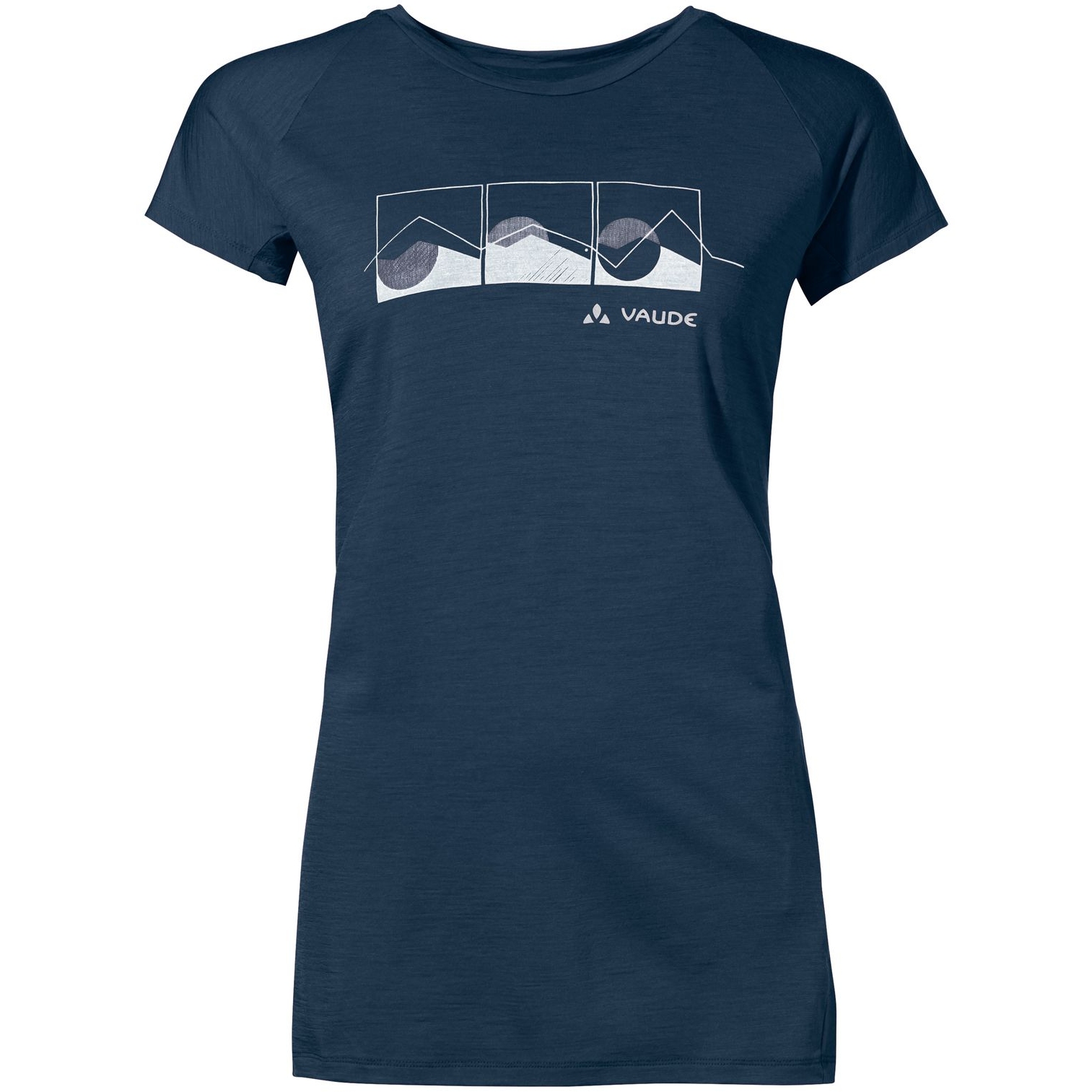Produktbild von Vaude Tekoa Wool T-Shirt Damen - dark sea