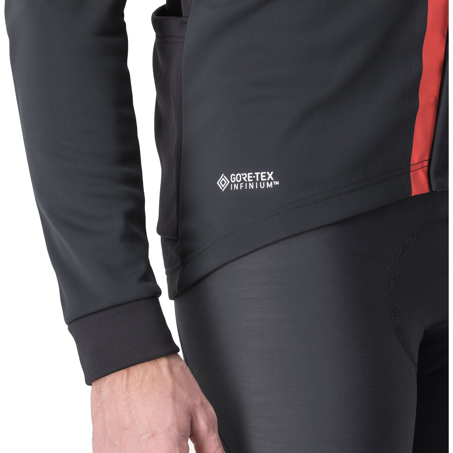 Castelli Entrata Jacket Men - light black/red 085 | BIKE24