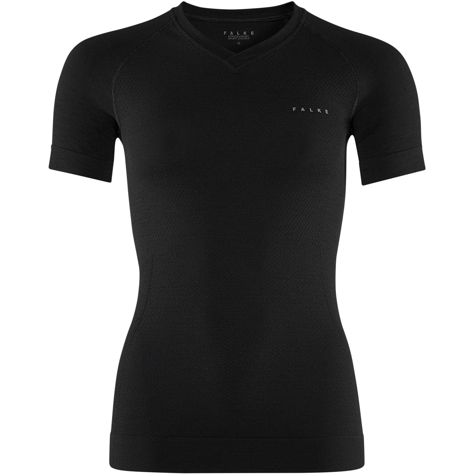 Produktbild von Falke Wool-Tech Light Kurzarmshirt Damen - schwarz 3000