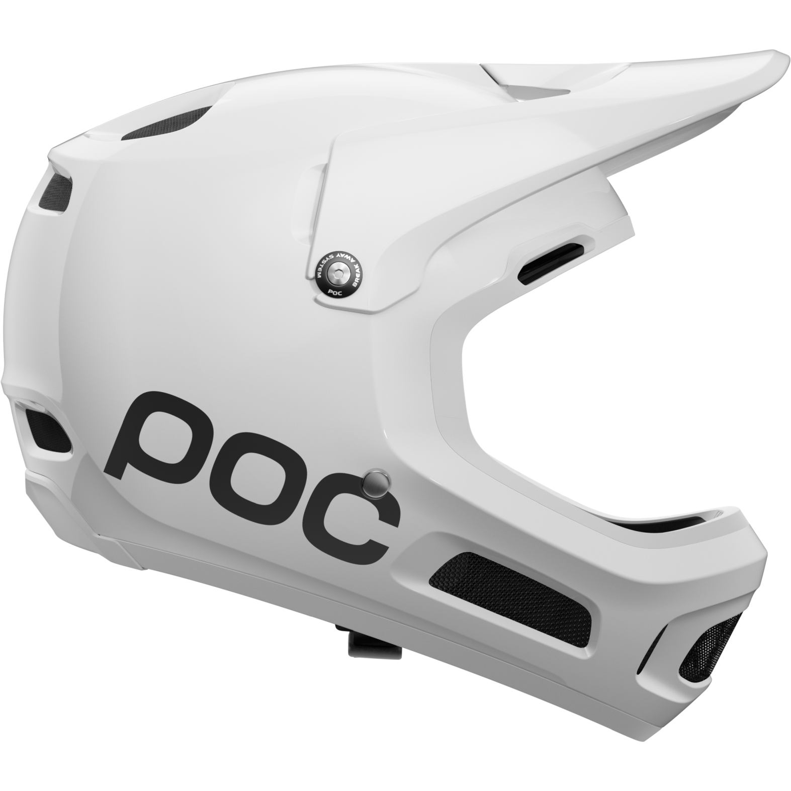 casco integrale mtb otocon hydrogen white matt bianco POC bici