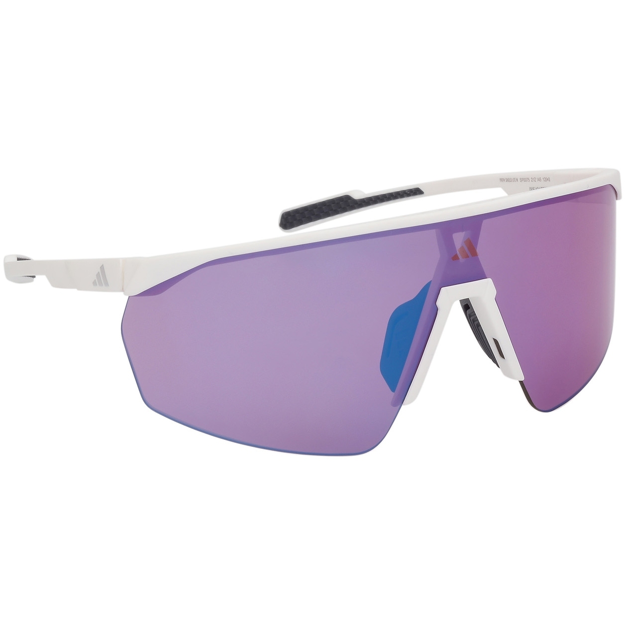 adidas SP0075 Glasses - White / Contrast Mirror Violet | BIKE24