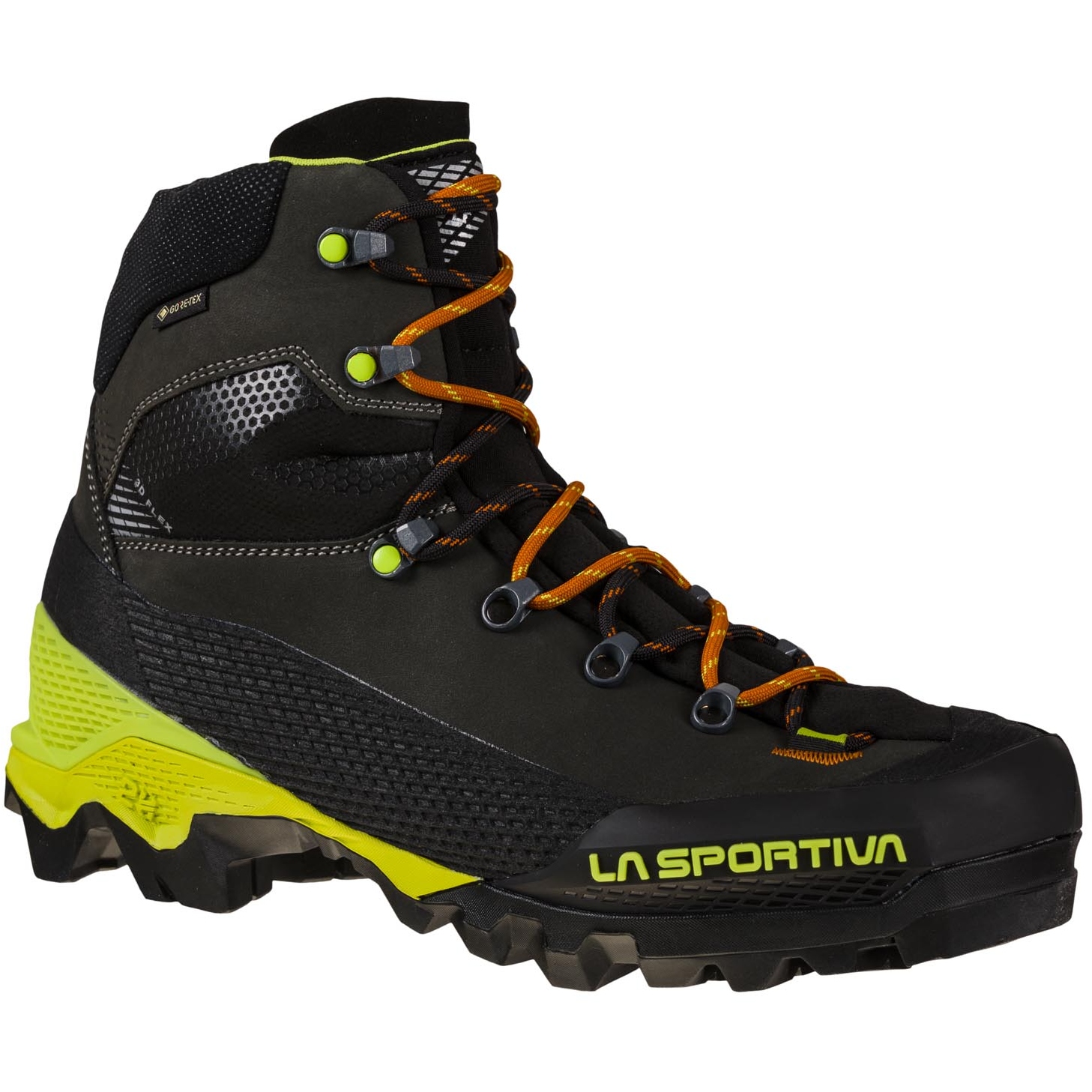 Picture of La Sportiva Aequilibrium LT GTX Approach Shoes Men - Carbon/Lime Punch