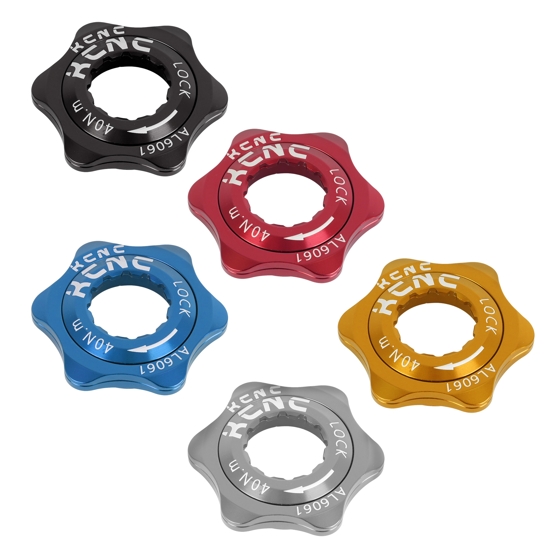 KCNC Center Lock Adaptor for 6-Bolt Brake Discs - XC - AL 6061