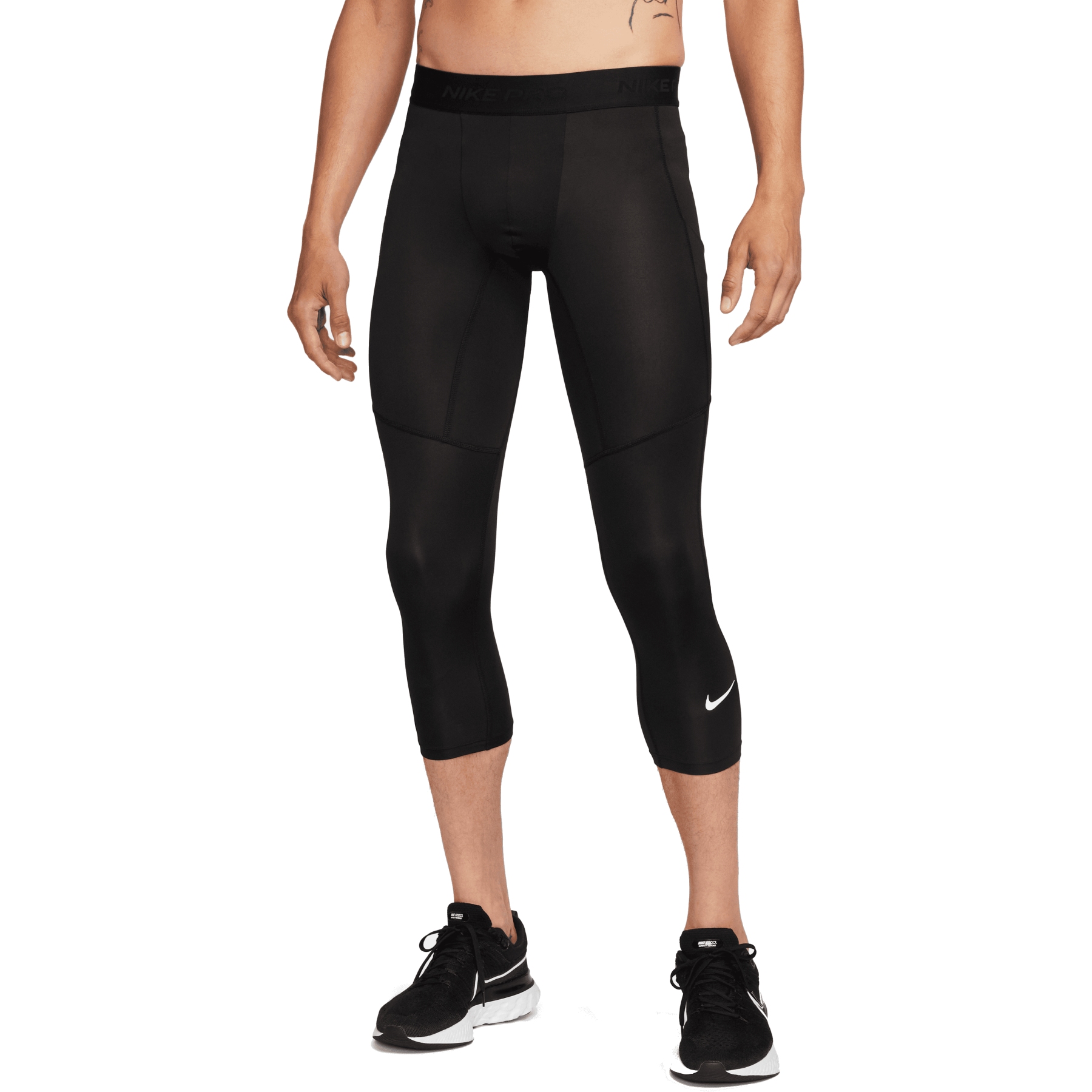 Produktbild von Nike Pro Dri-FIT 3/4 Fitness Tights Herren - black/white FB7950-010