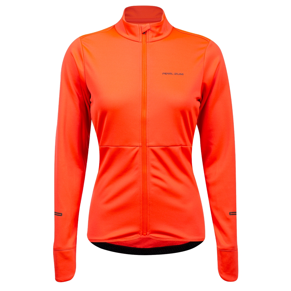 Picture of PEARL iZUMi Select Quest Thermal Long Sleeve Jersey Women 11221926 - screaming red - 9EG