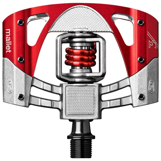 Picture of Crankbrothers Mallet 3 Pedal - raw/red/red