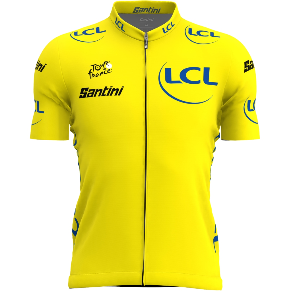 Produktbild von Santini General Classification Leader Trikot – Tour de France™ 2022 Collection TF94075R22TDFLDER - gelb GI