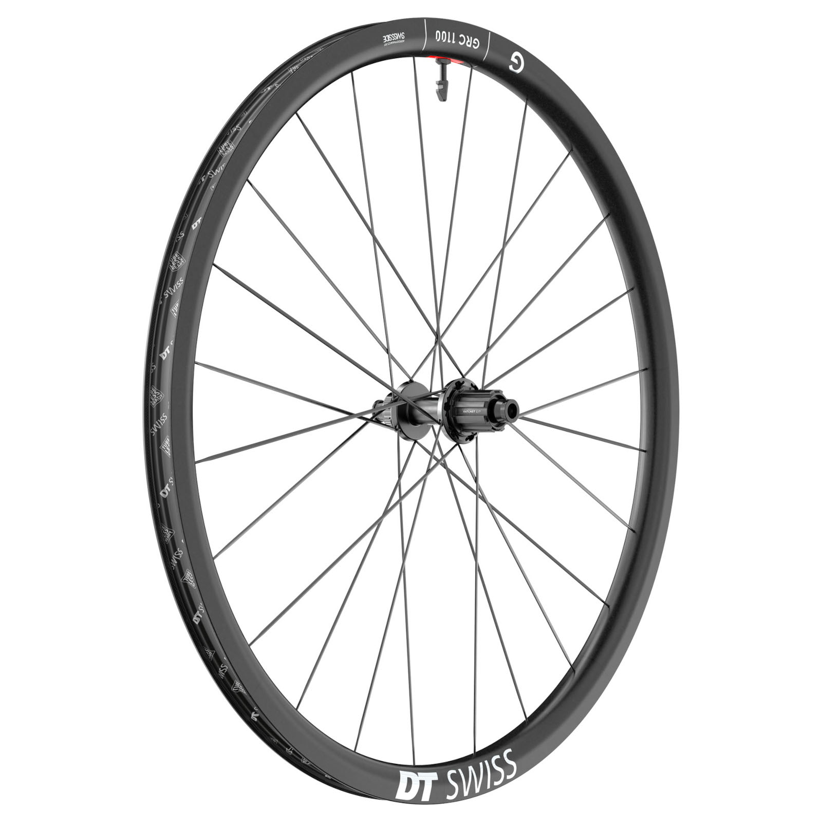 Bild von DT Swiss GRC 1100 DICUT 30 Hinterrad - 28" | Carbon | Centerlock - 12x142mm - Campagnolo N3W