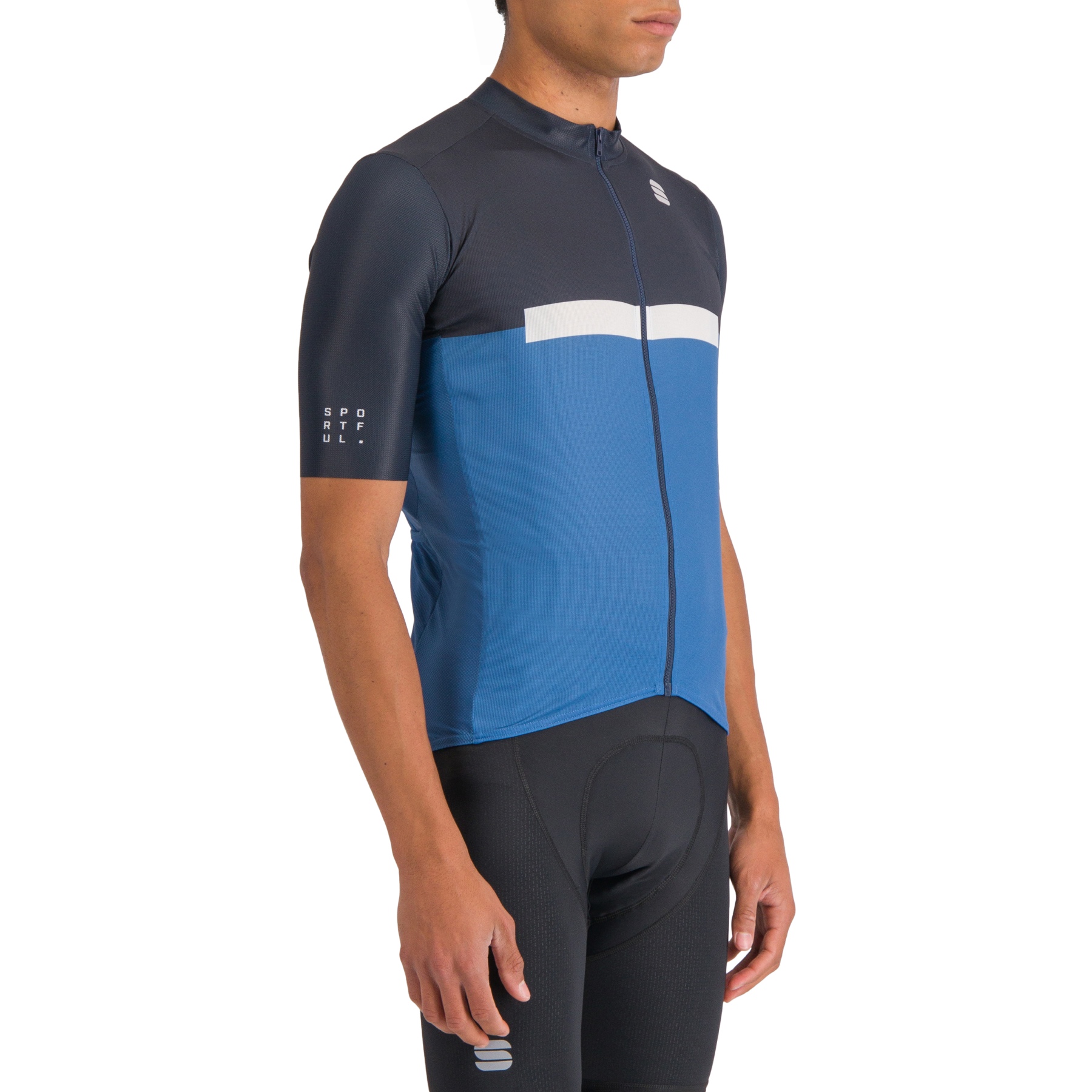 Photo produit de Sportful Maillot Homme Pista - 456 Galaxy Blue Blue Jeans