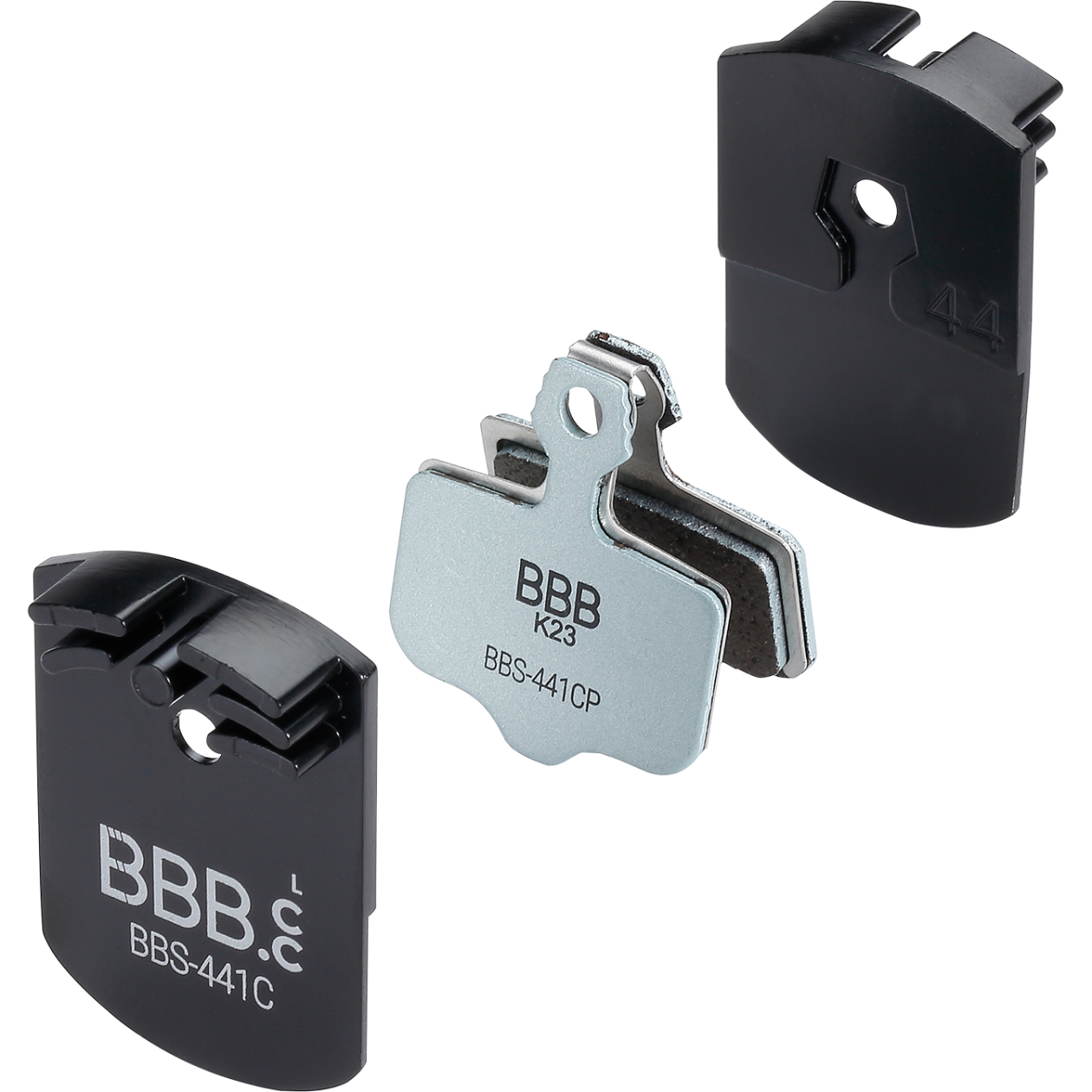 Produktbild von BBB Cycling DiscStop Coolfin BBS-441C Bremsbeläge für SRAM / Avid - black/steel blue