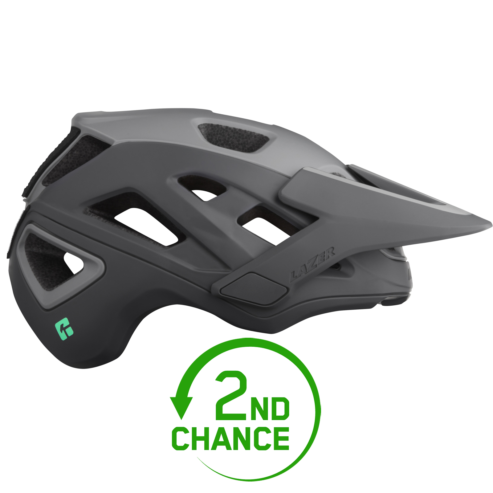 Bild von Lazer Jackal KinetiCore Fahrradhelm - matte dark grey - B-Ware
