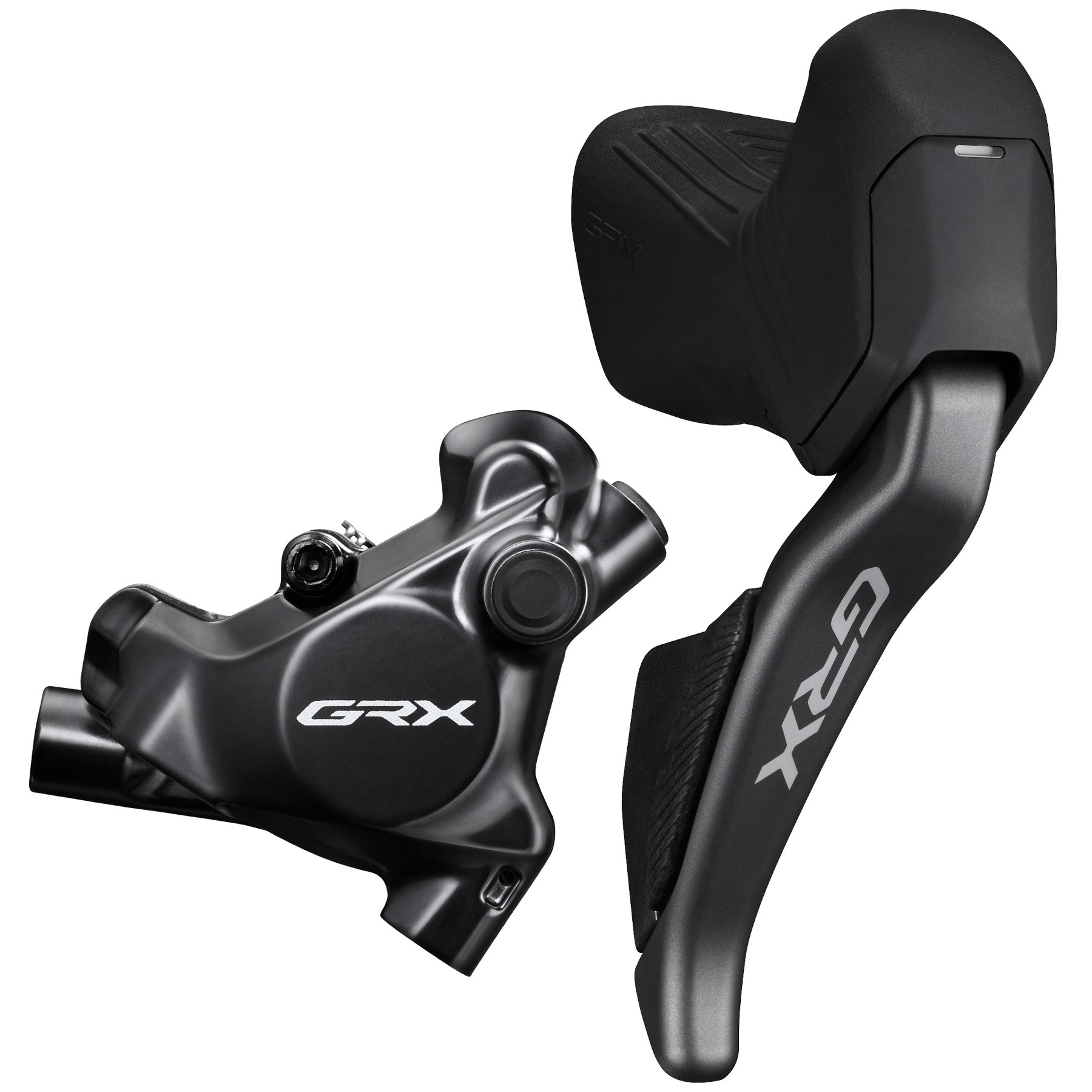 Picture of Shimano GRX ST-RX825 + BR-RX820 Disc Brake - Di2 | 2x12-speed | Flat Mount | J-Kit - right (R) | rear (R)
