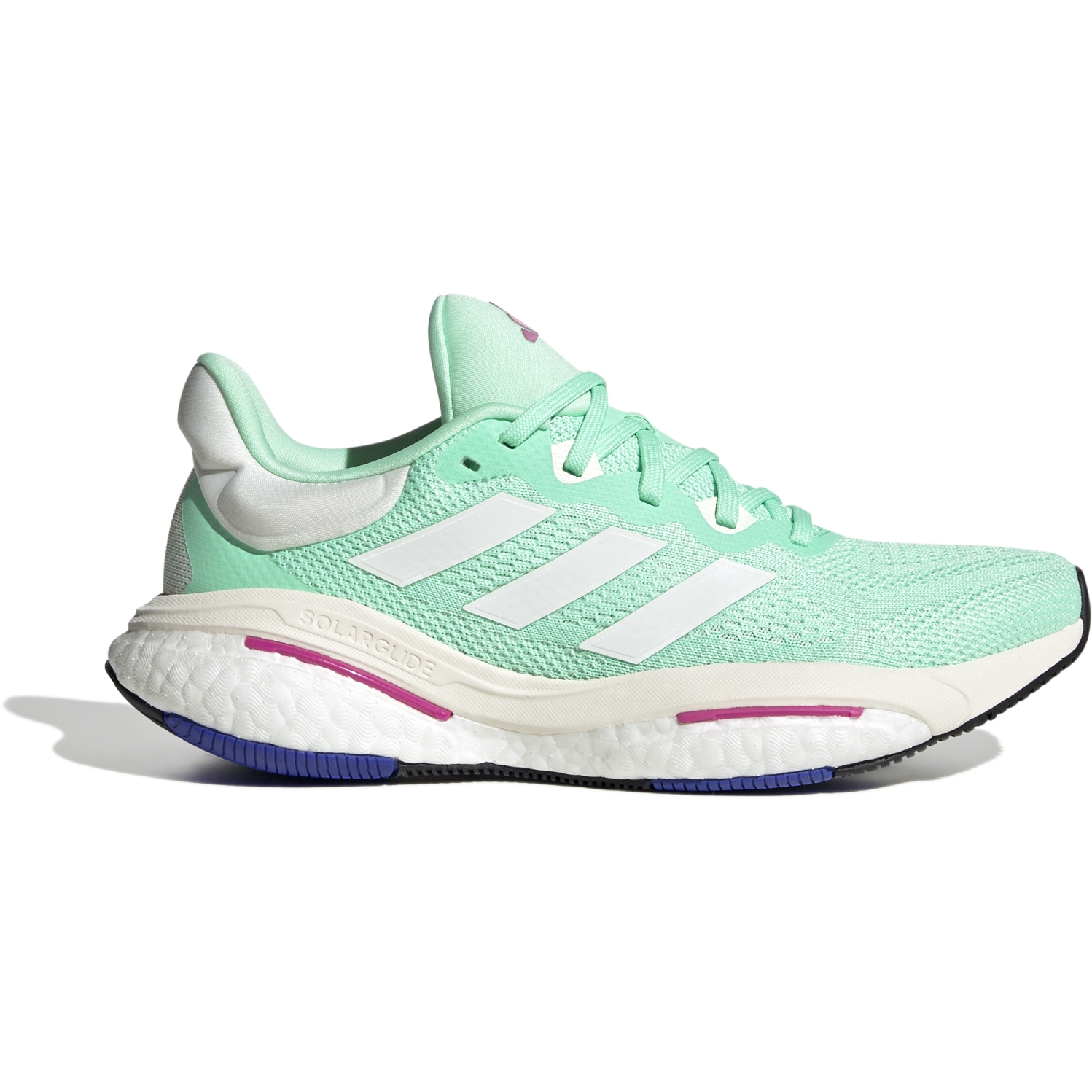 Picture of adidas Solarglide 6 Running Shoes Women - pull mint/zero mint/lucid fuchsia GV9151
