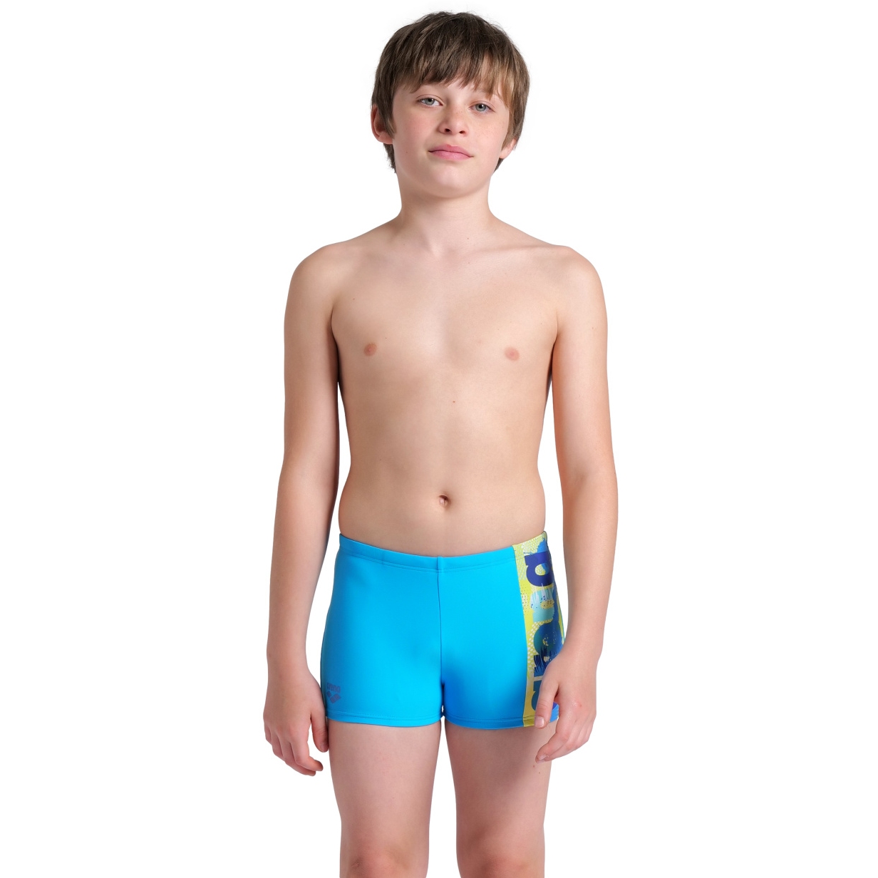 Produktbild von arena Feel Light Tricks Badehose Jungen - Turquoise/Multi