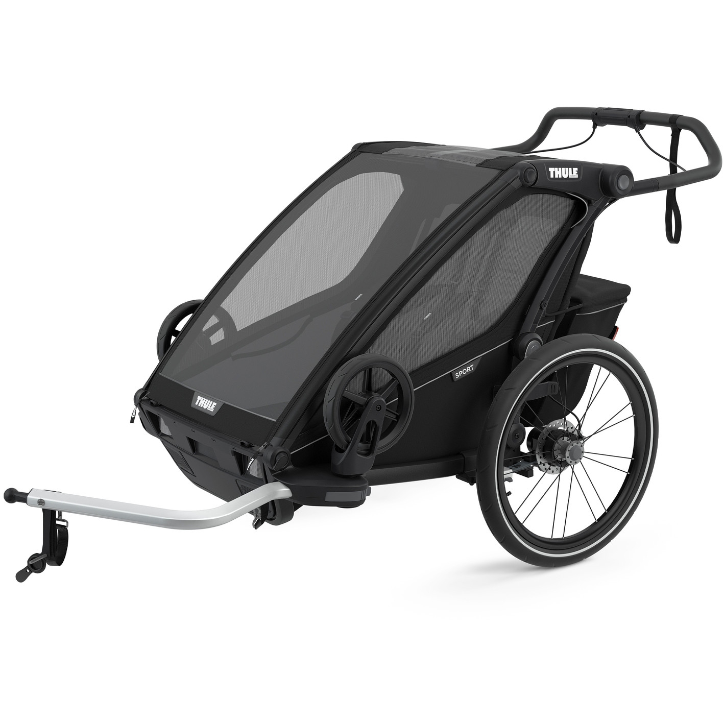Picture of Thule Chariot Sport 2 - Bike Trailer for 2 Kids - midnight black