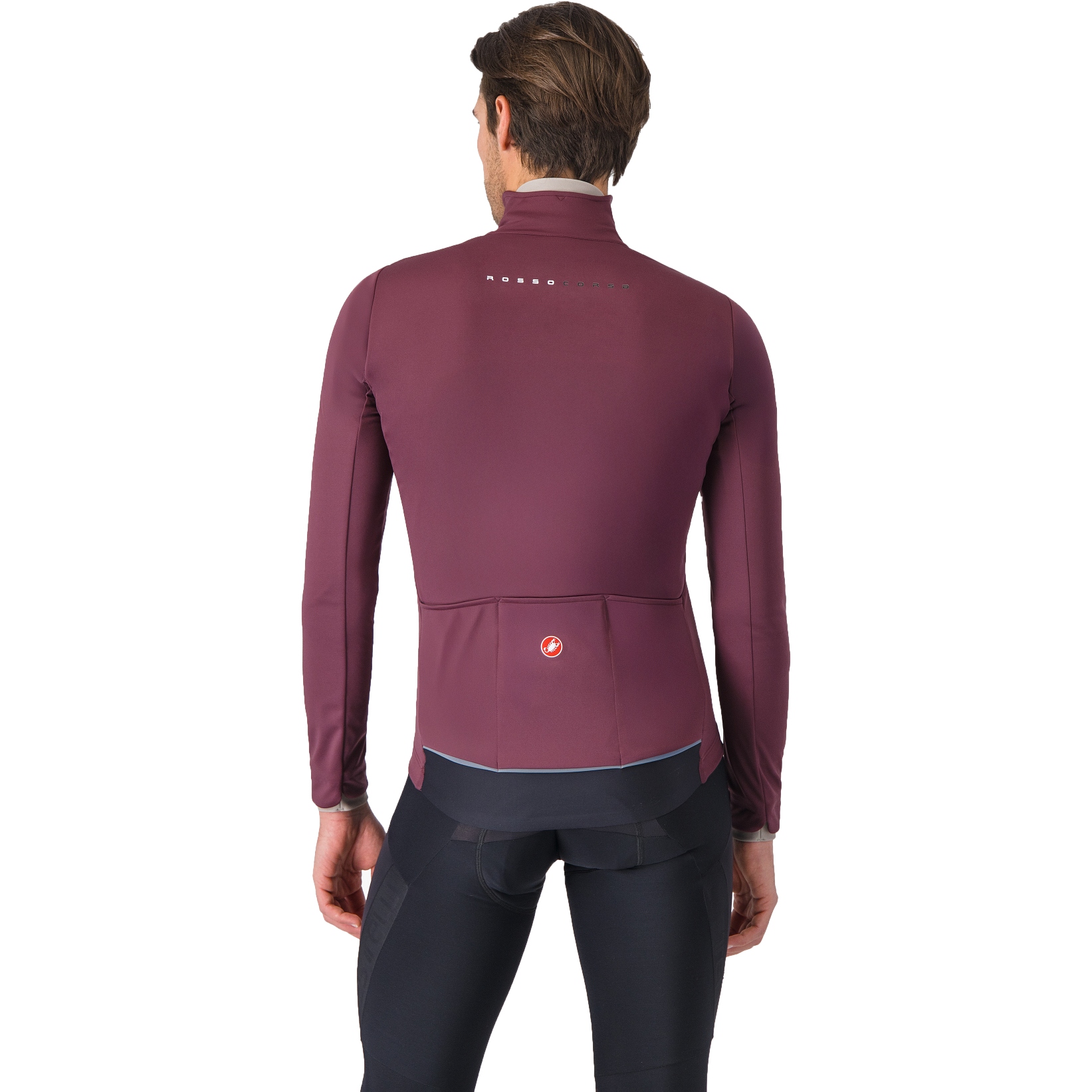Castelli Alpha 150 Jacket Men - deep bordeaux/clay 625 | BIKE24