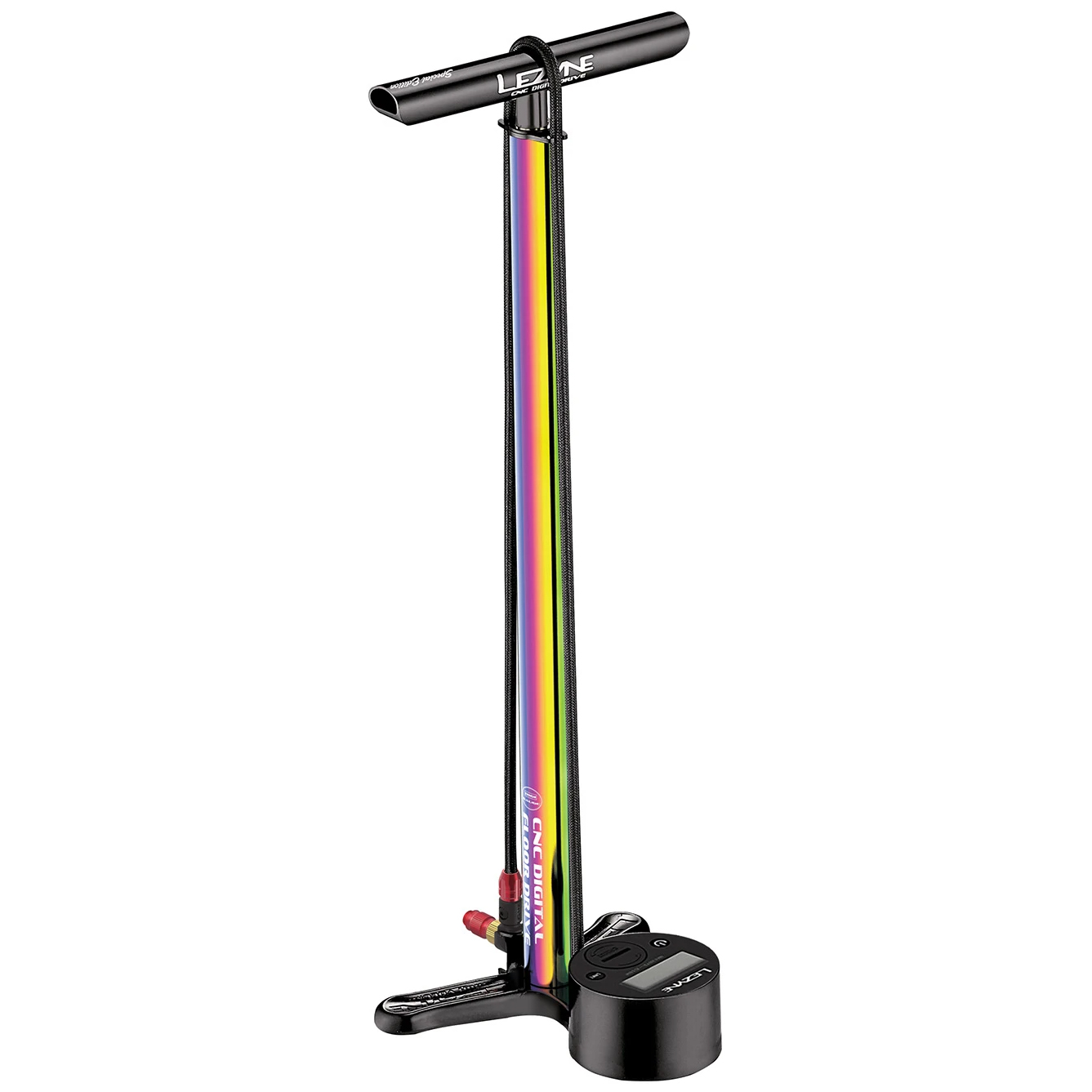 Picture of Lezyne CNC Digital Drive 3.5 Floor Pump - neo metallic Special Edition
