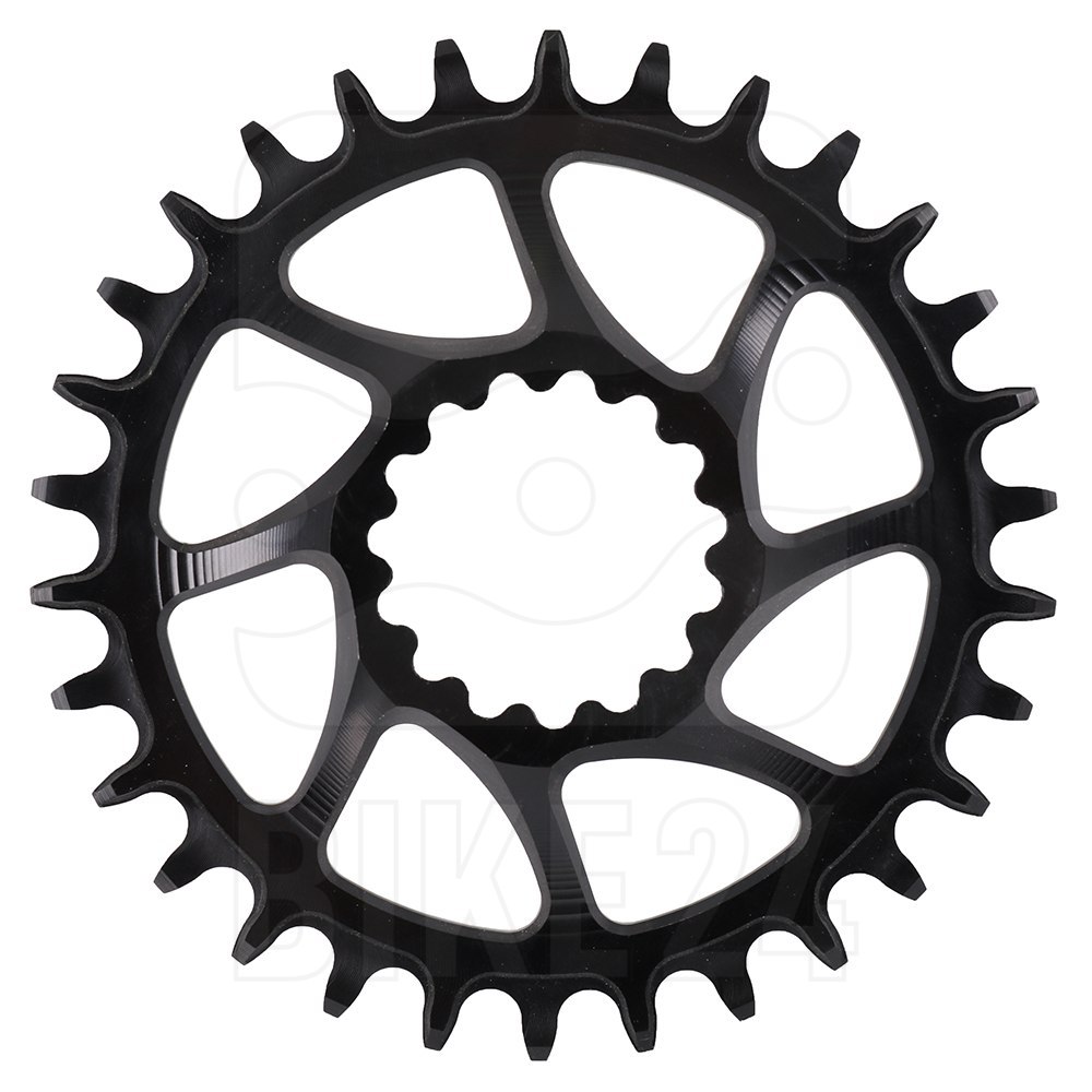 Productfoto van Garbaruk MTB Chainring - Direct Mount / Round / Narrow-Wide - for e*thirteen Quick Connect - black