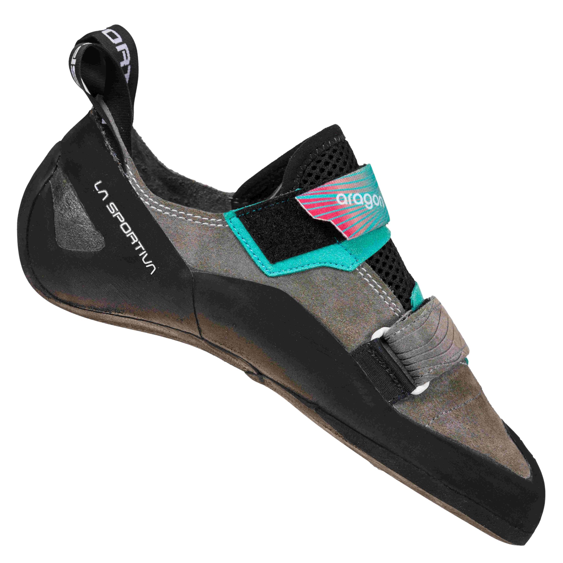 Picture of La Sportiva Aragon Climbing Shoes Women - Clay/Hibiscus