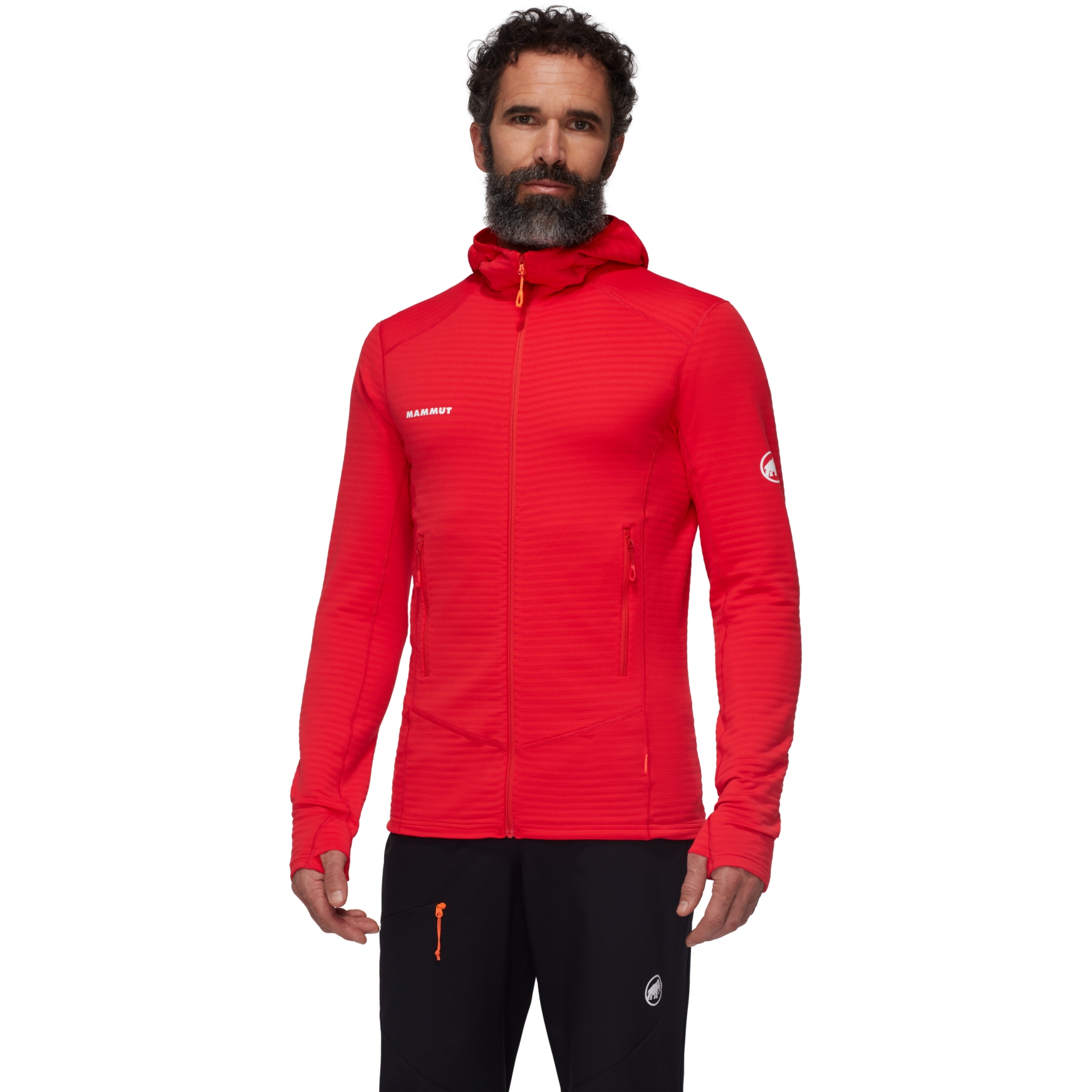 Produktbild von Mammut Taiss Light Midlayer Jacke mit Kapuze Herren - mammut rot