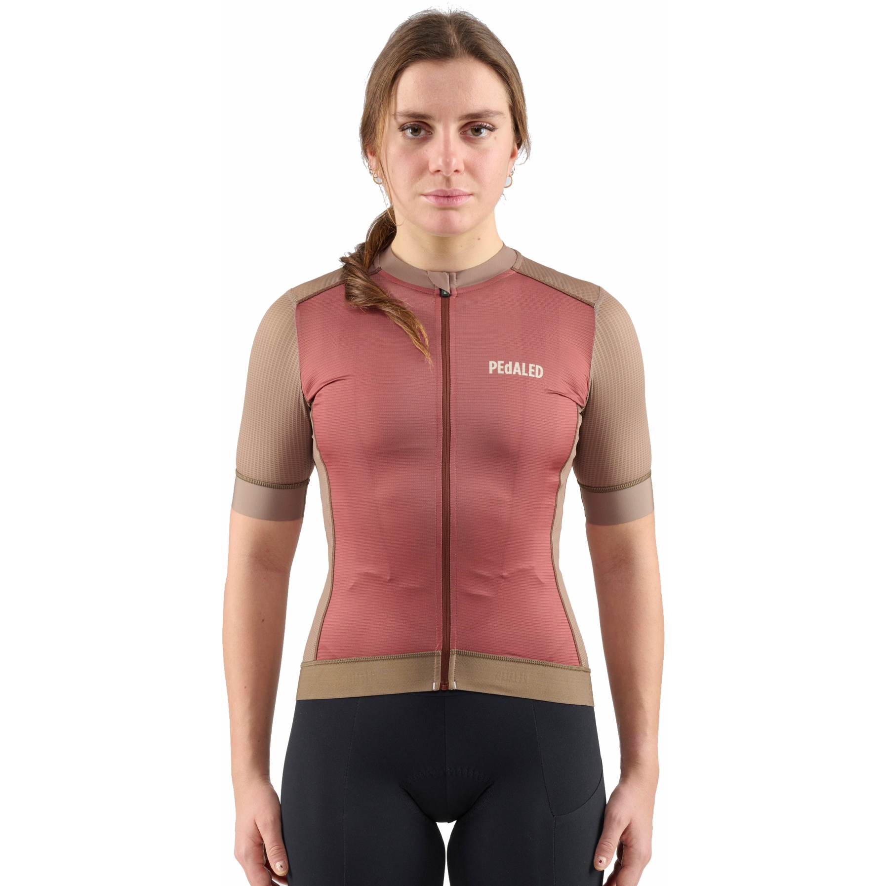 Picture of PEdALED E. Short Sleeve Jersey Women - Brown