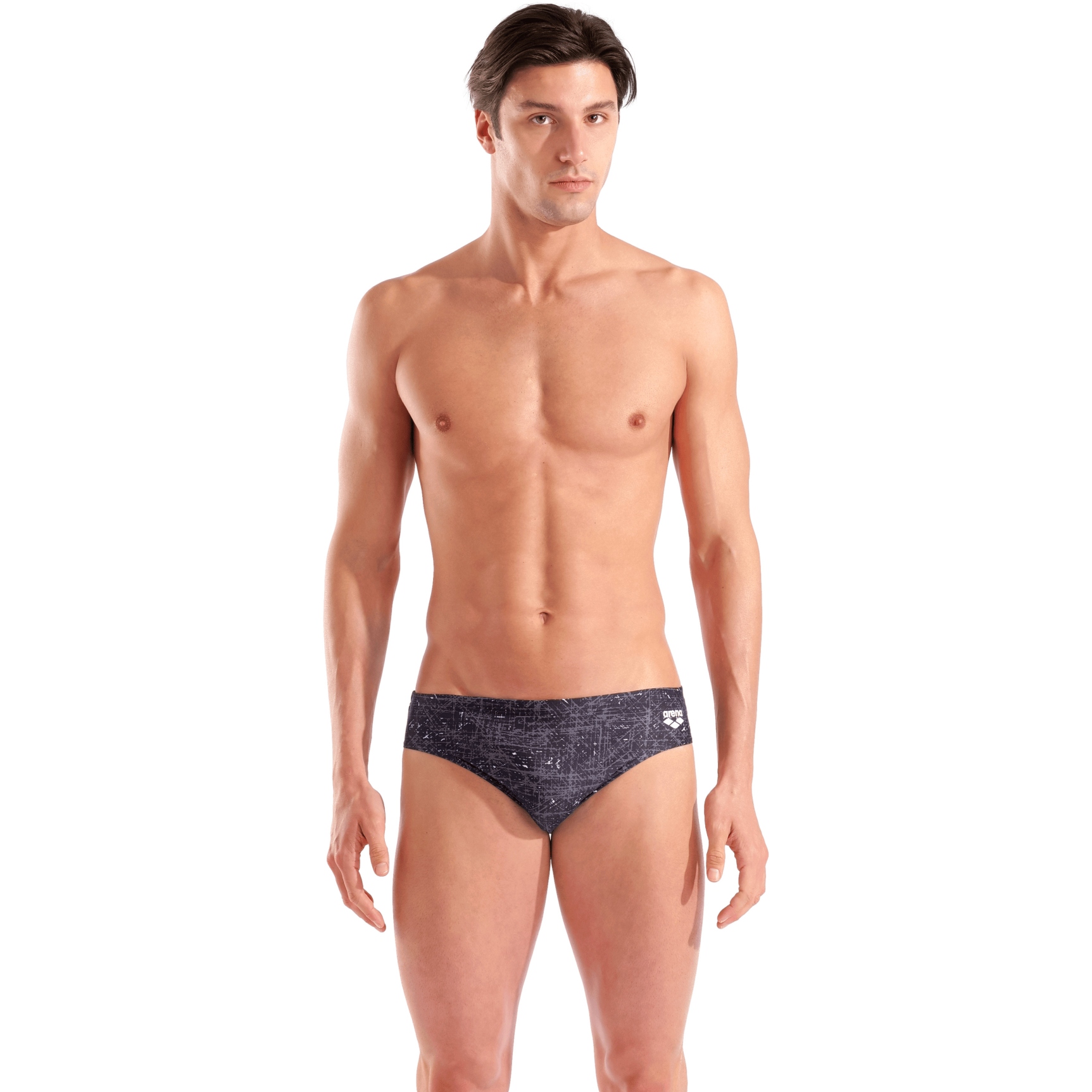 Kuva tuotteesta arena Performance Ribbed Swim Briefs Men - Black Multi