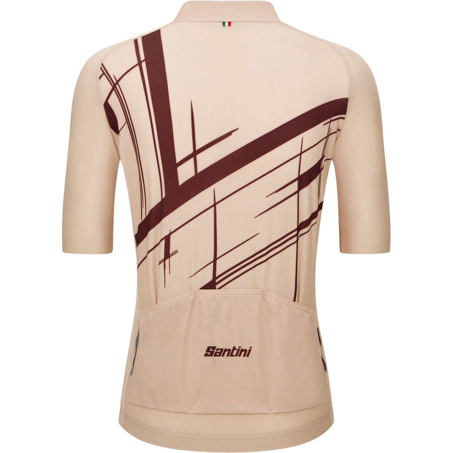 Santini Sketch Short Sleeve Jersey Men AS94075CSKETC - cappuccino