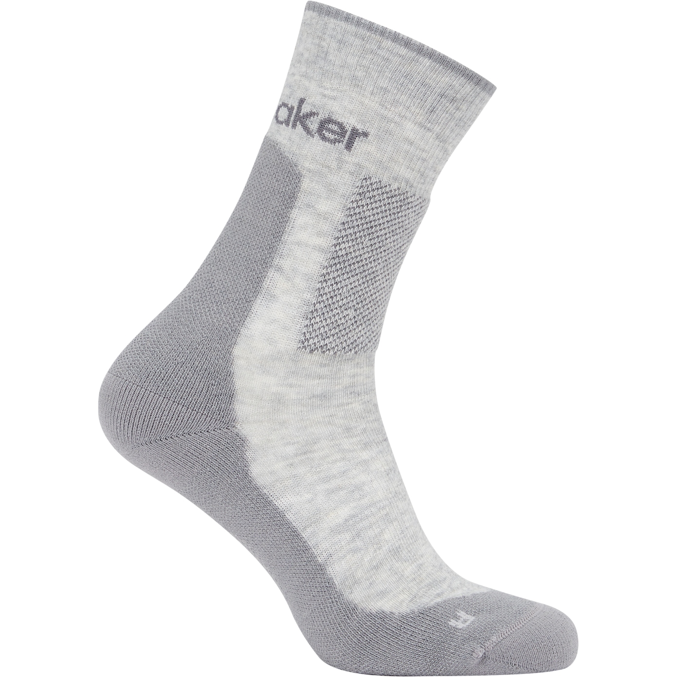 Produktbild von Icebreaker Merino Hike+ Medium Socken Crew Herren - Blizzard Hthr/Alloy