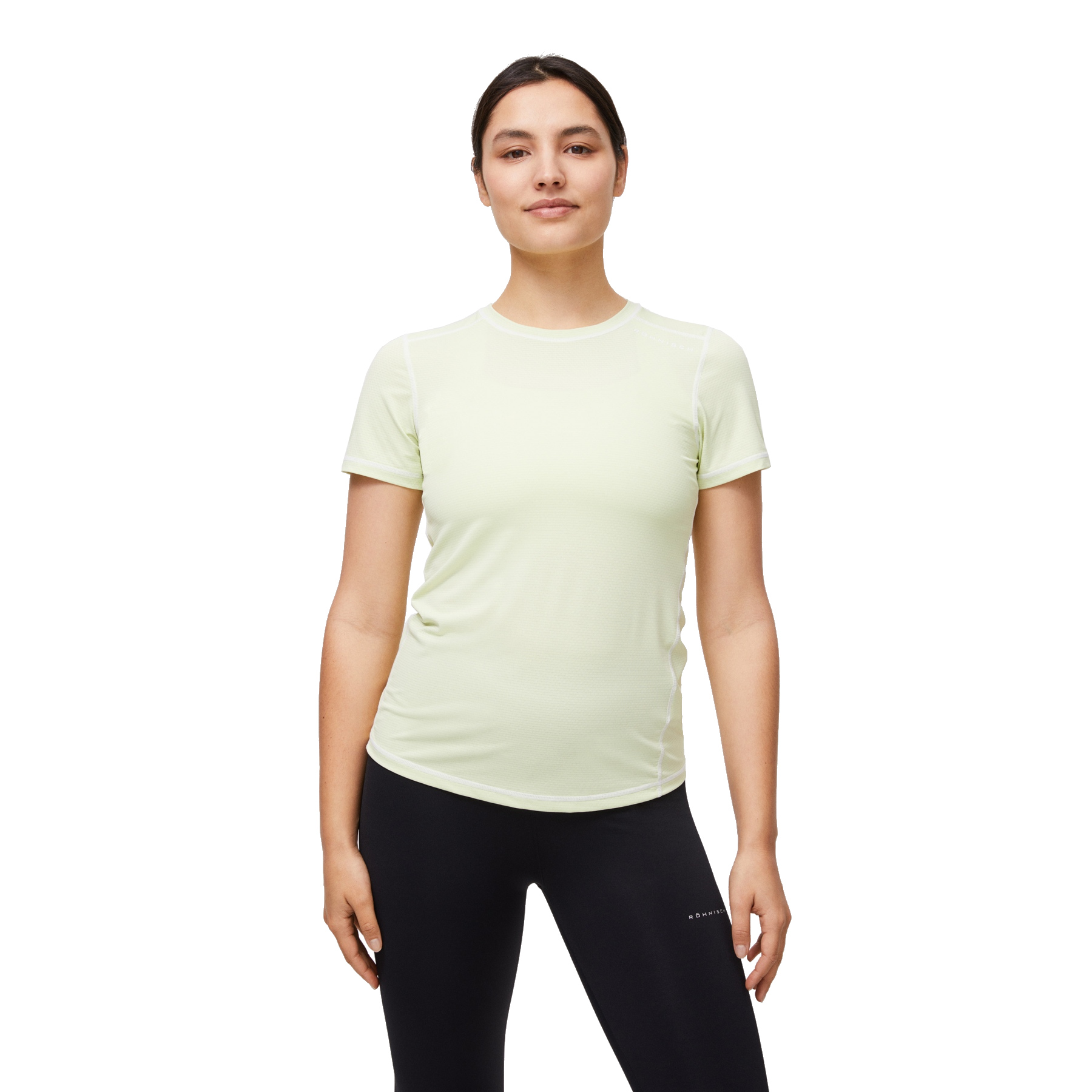 Imagen de Röhnisch Camiseta Mujer - Jacquard - Seafoam Green