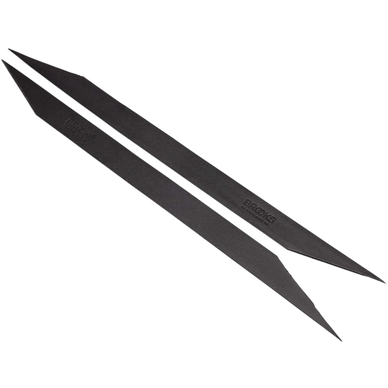 Bild von Brooks Leather Ersatzlederbänder für Slender Lenkergriffe - schwarz