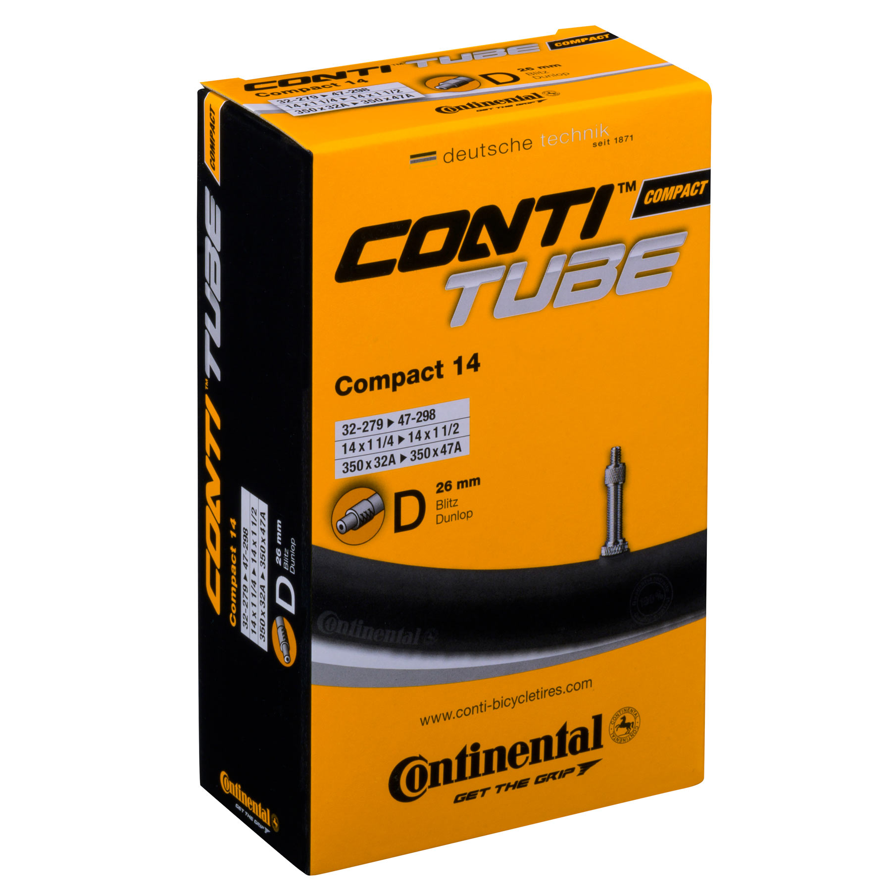 Produktbild von Continental Compact 14 Zoll Schlauch