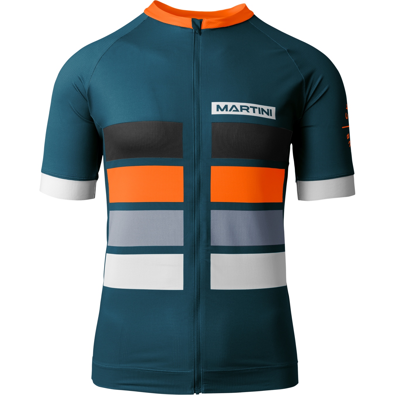 Bild von Martini Sportswear Flowtrail Zip Dynamic Kurzarmtrikot Herren - poseidon/fire