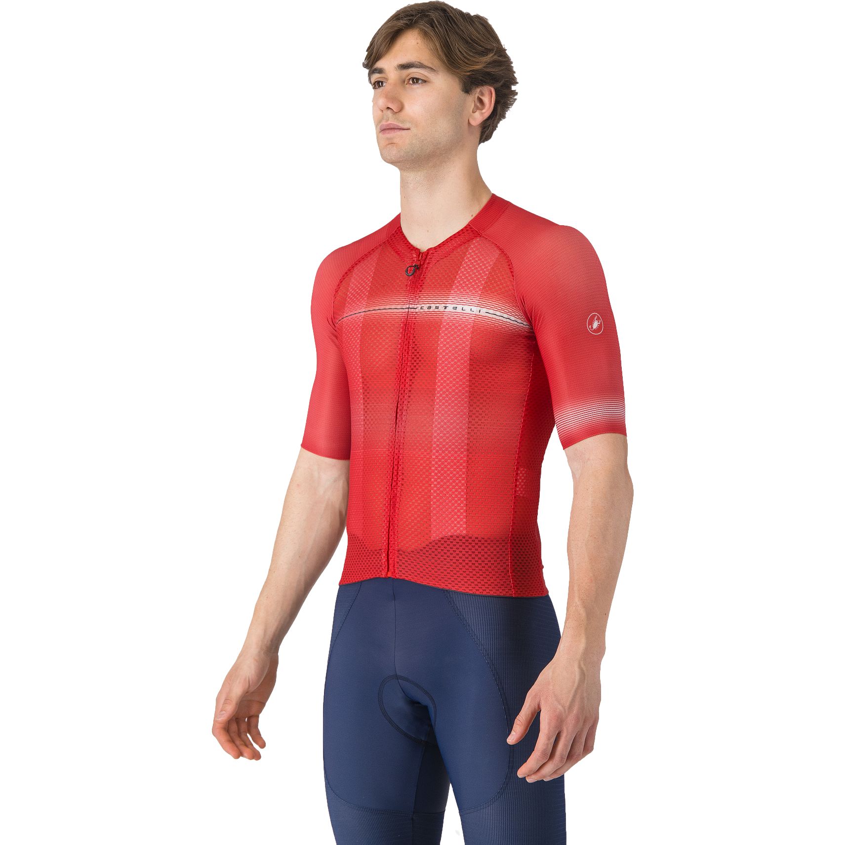 Мужская майка Castelli Climber's A/C - красный/черный 023