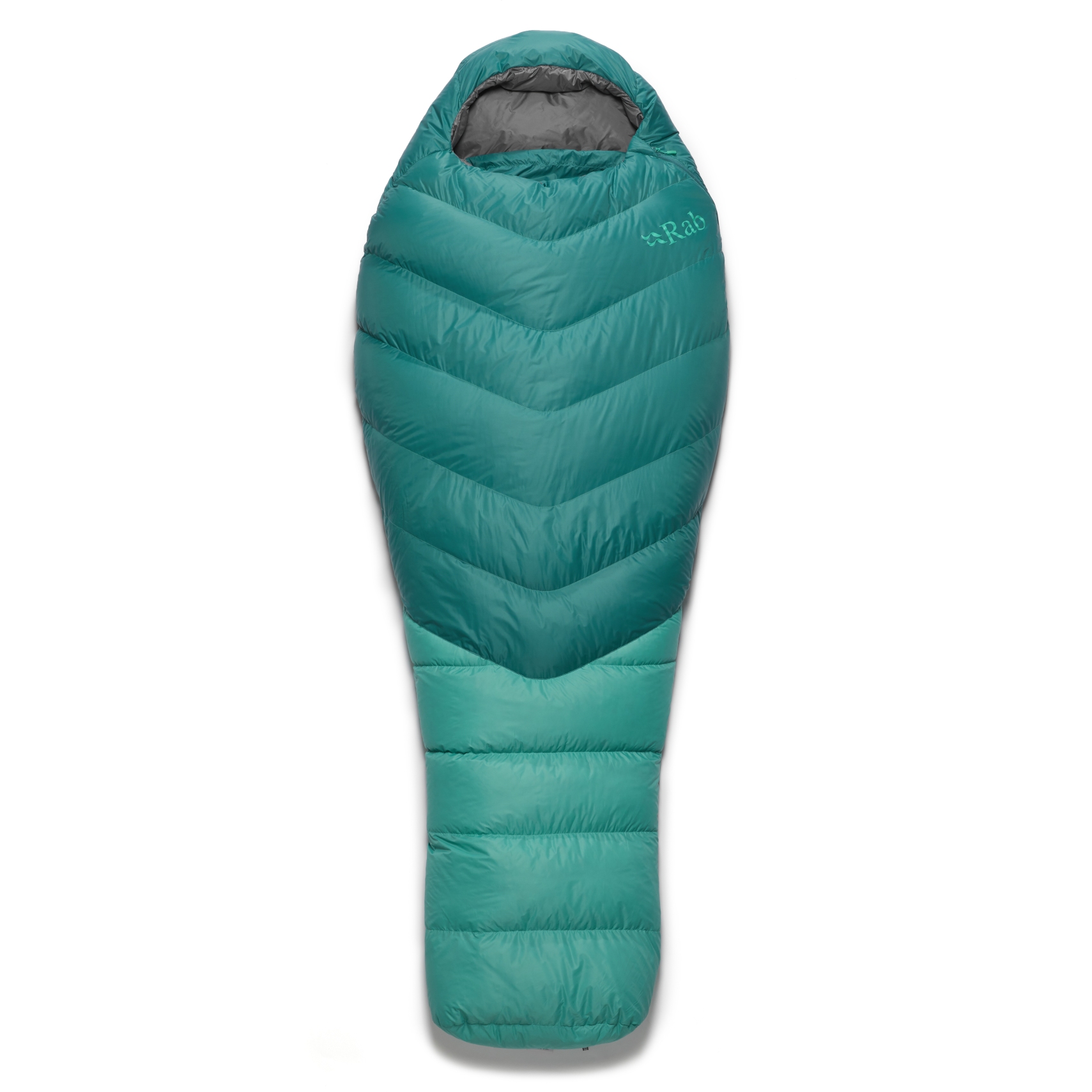 Produktbild von Rab Alpine 400 Daunenschlafsack Damen - RV links - atlantis