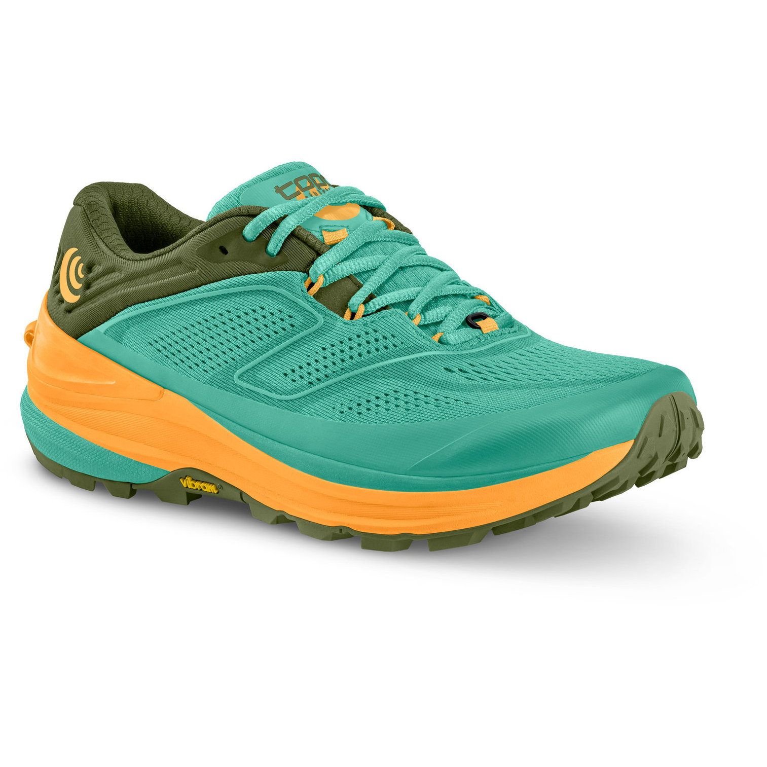 Produktbild von Topo Athletic Ultraventure 2 Damen Trail Laufschuhe - turquoise/gold
