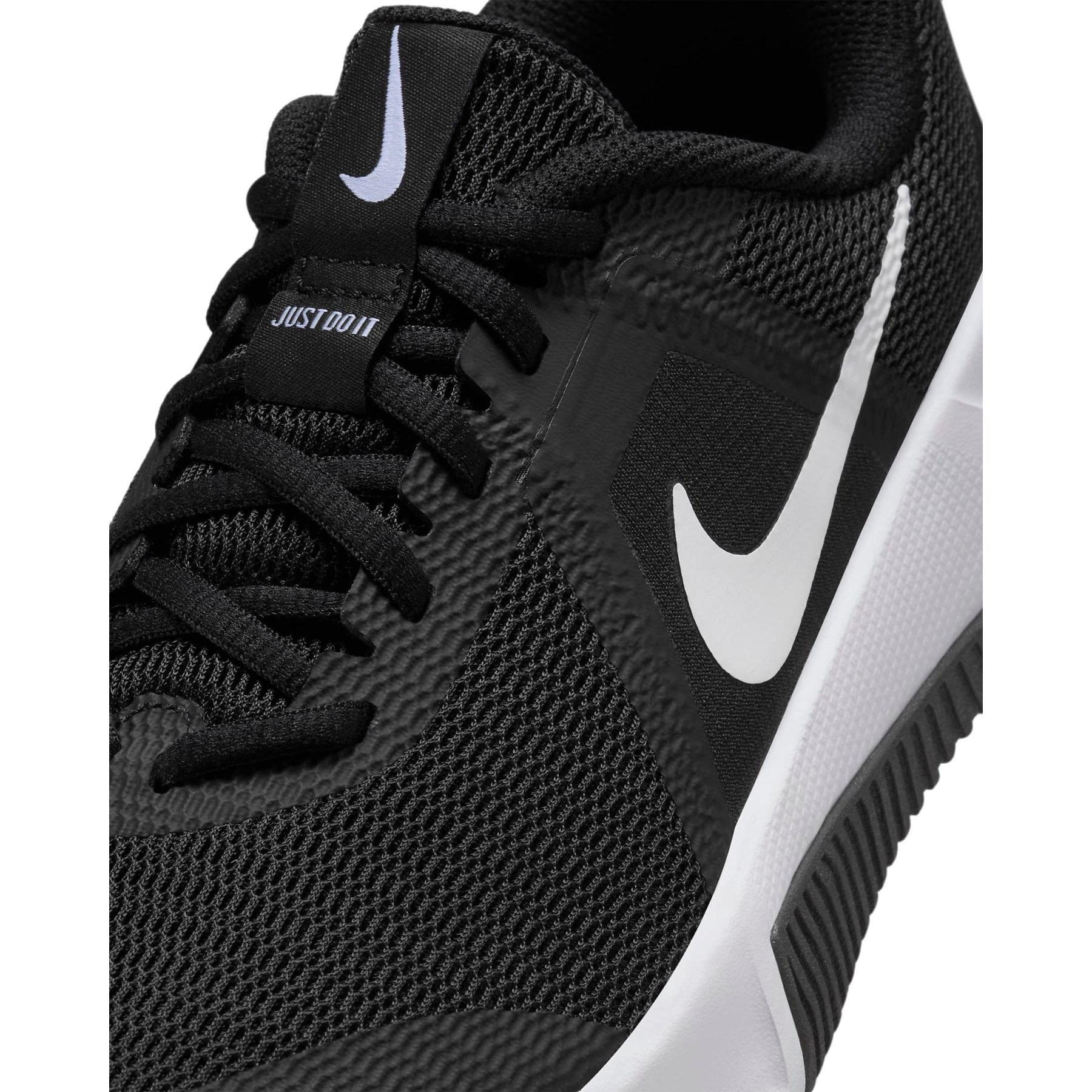 Nike black trainers white tick womens online