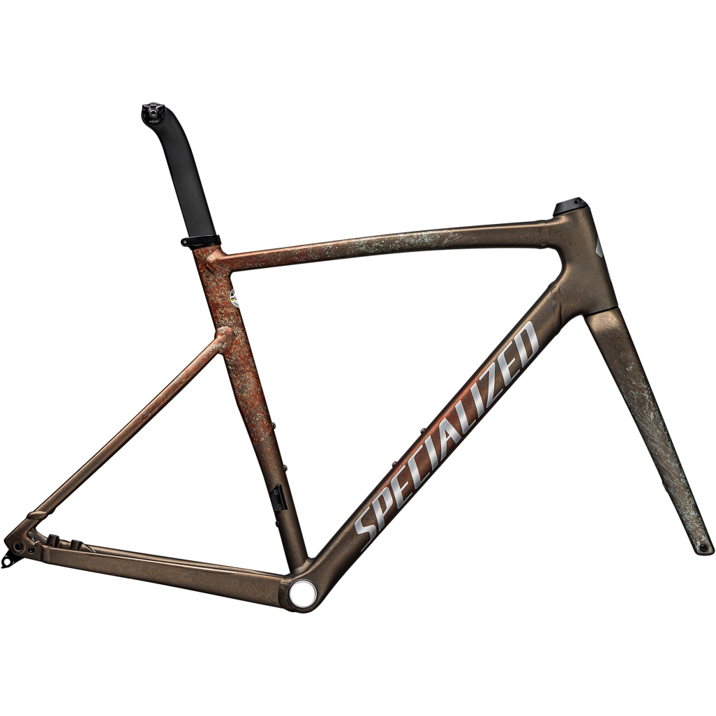 Productfoto van Specialized ALLEZ SPRINT - Racefiets Frameset - 2025 - copper multicolor blurred impasto / brushed liquid metal