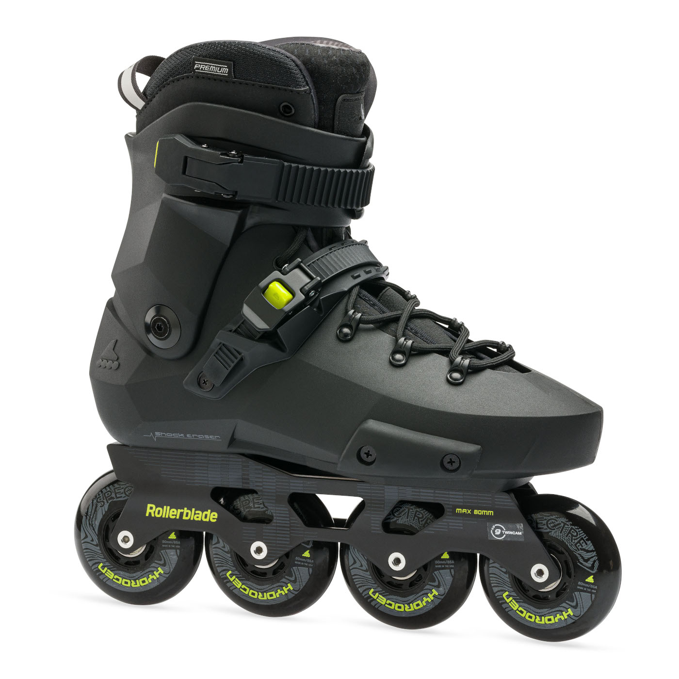Productfoto van Rollerblade Twister XT - Men Urban Inline Skates - black/lime