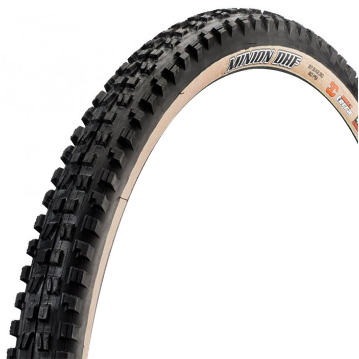 Picture of Maxxis Minion DHF Front MTB Folding Tire TR EXO 3C MaxxTerra - 27.5x2.30 inches - skinwall