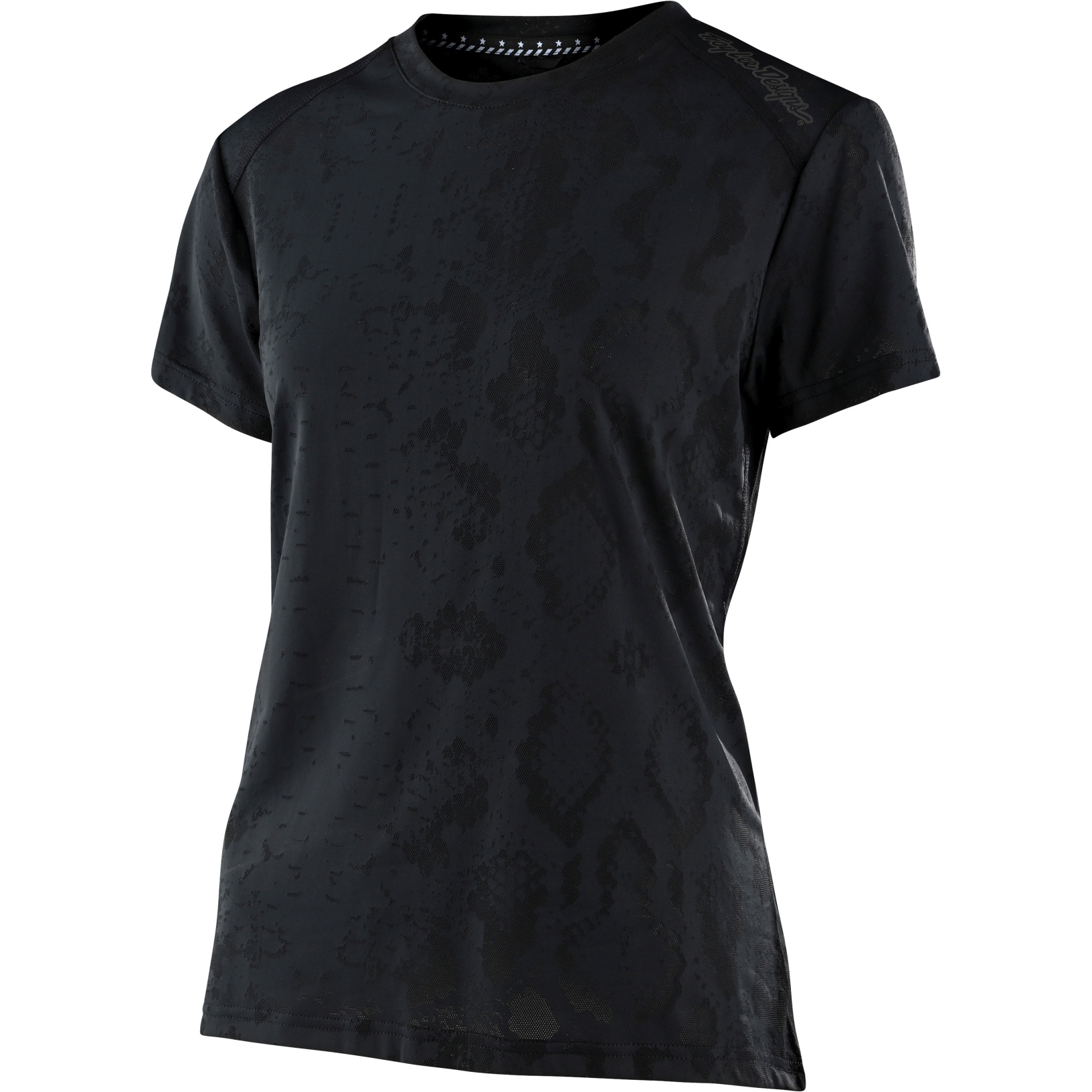 Productfoto van Troy Lee Designs Lilium Shirt met Korte Mouwen Dames - Snake Black