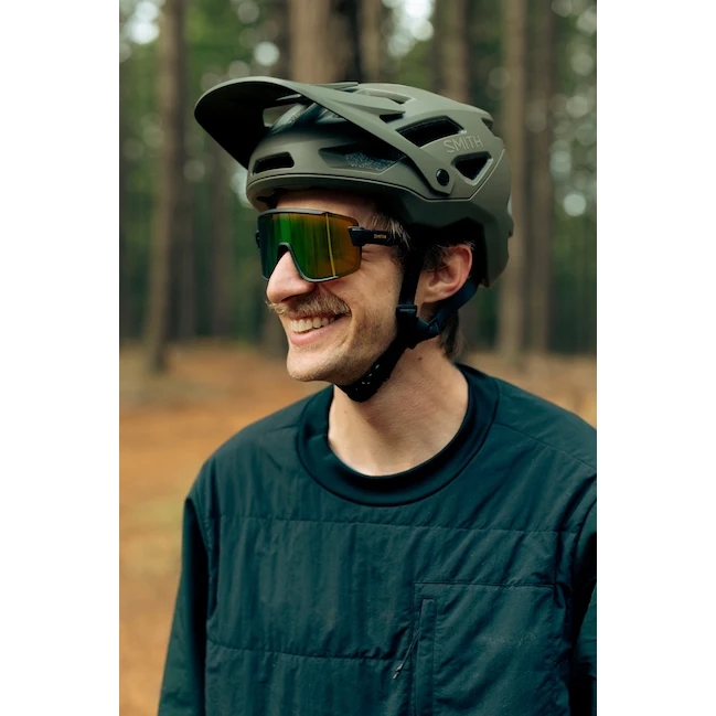 Smith Wildcat ChromaPop Brille - Matte Black / Red Mirror + Clear
