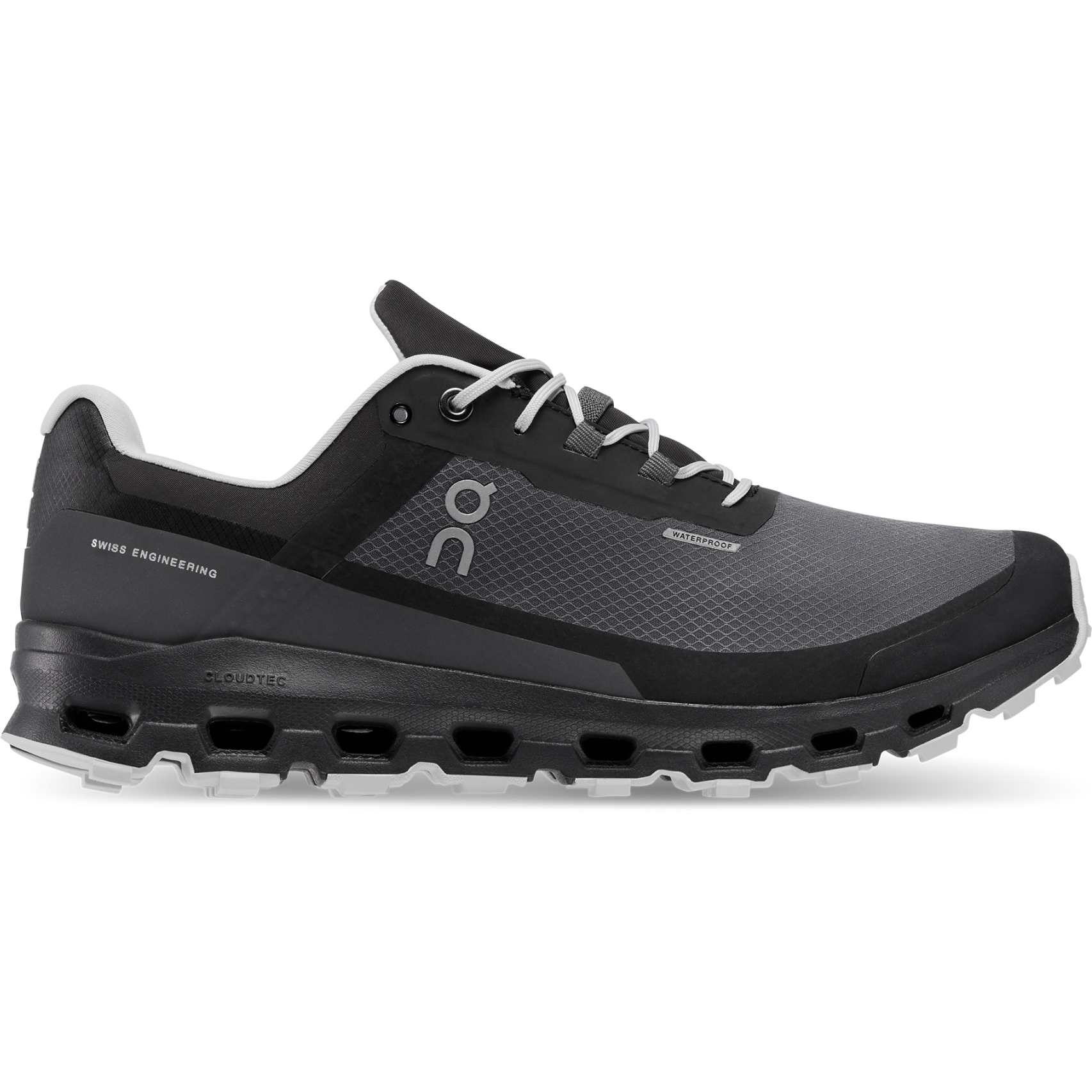 Picture of On Cloudvista Waterproof Trailrunning Shoe - Eclipse &amp; Black