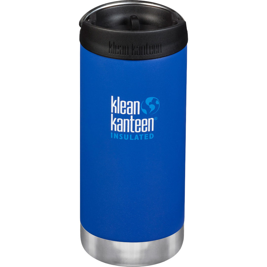 Picture of Klean Kanteen 355ml TKWide Vacuum Insulated Flask with Café Cap - deep surf (matt)