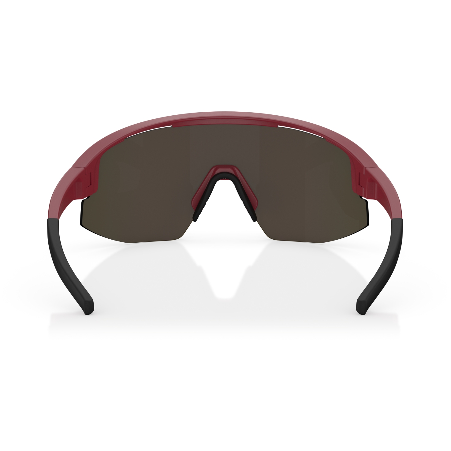 Bliz Matrix Small Glasses - Matt Wine Red - Brown Rose Multi | BIKE24