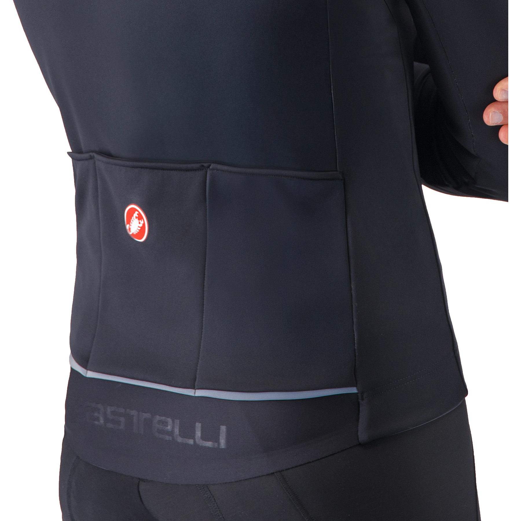 Castelli Espresso Air Jacket Men - light black 085 | BIKE24