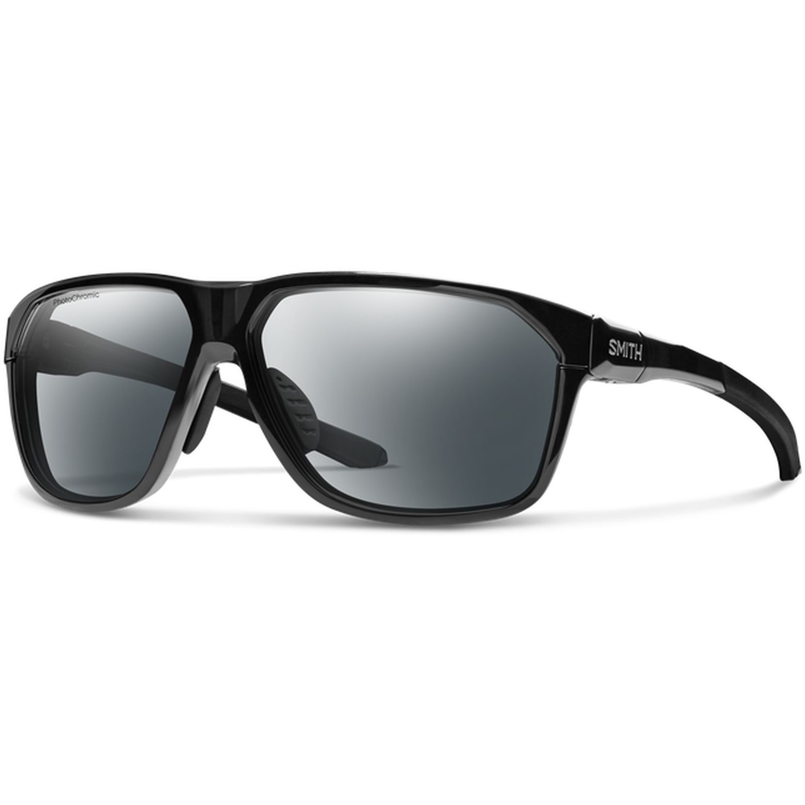 Bild von Smith Leadout PivLock Fahrrad-Brille - Black / Photochromic Clear To Gray