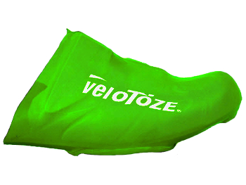 Picture of veloToze Road Toe Covers - Viz Green