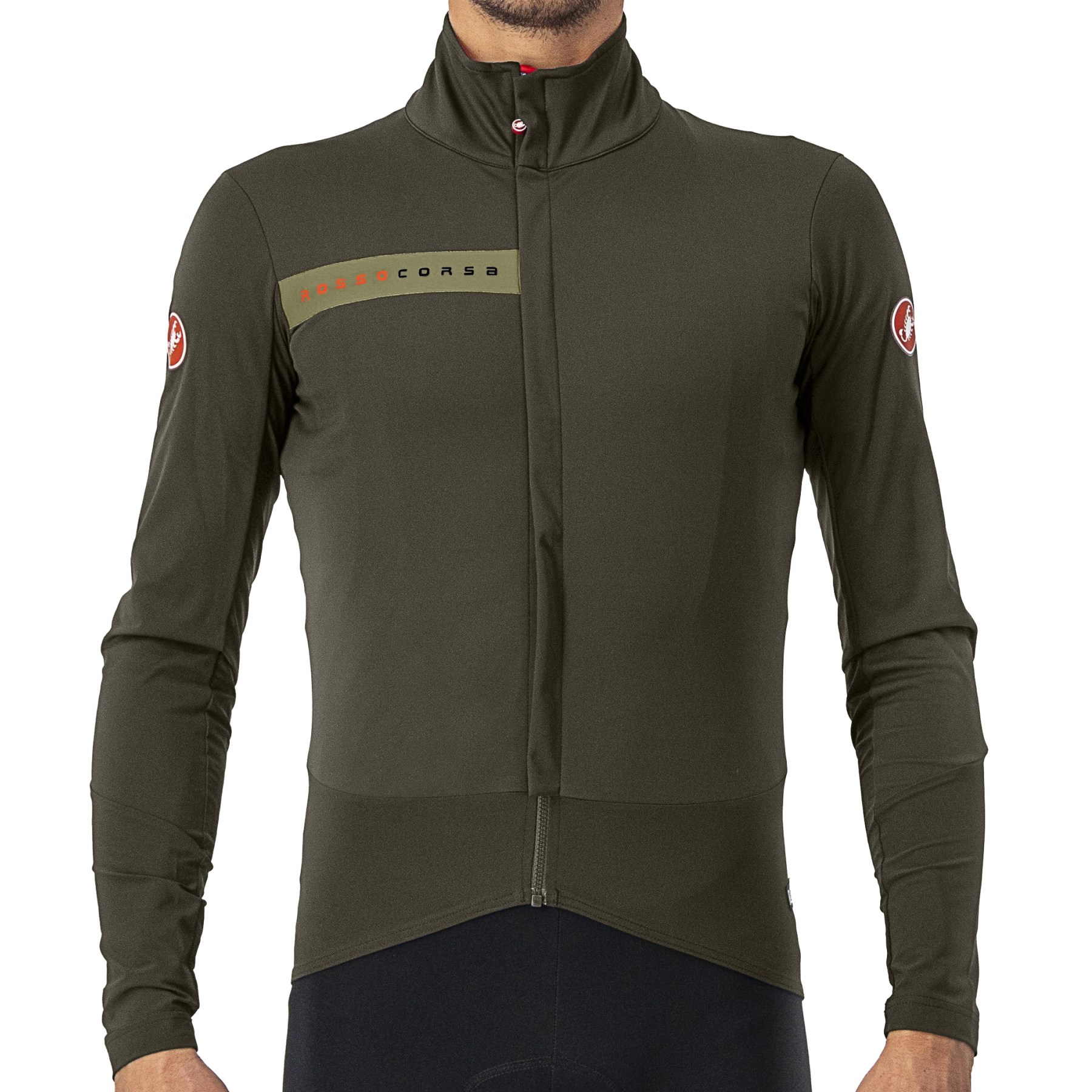 Picture of Castelli Beta RoS Jacket - military green/green tea 075