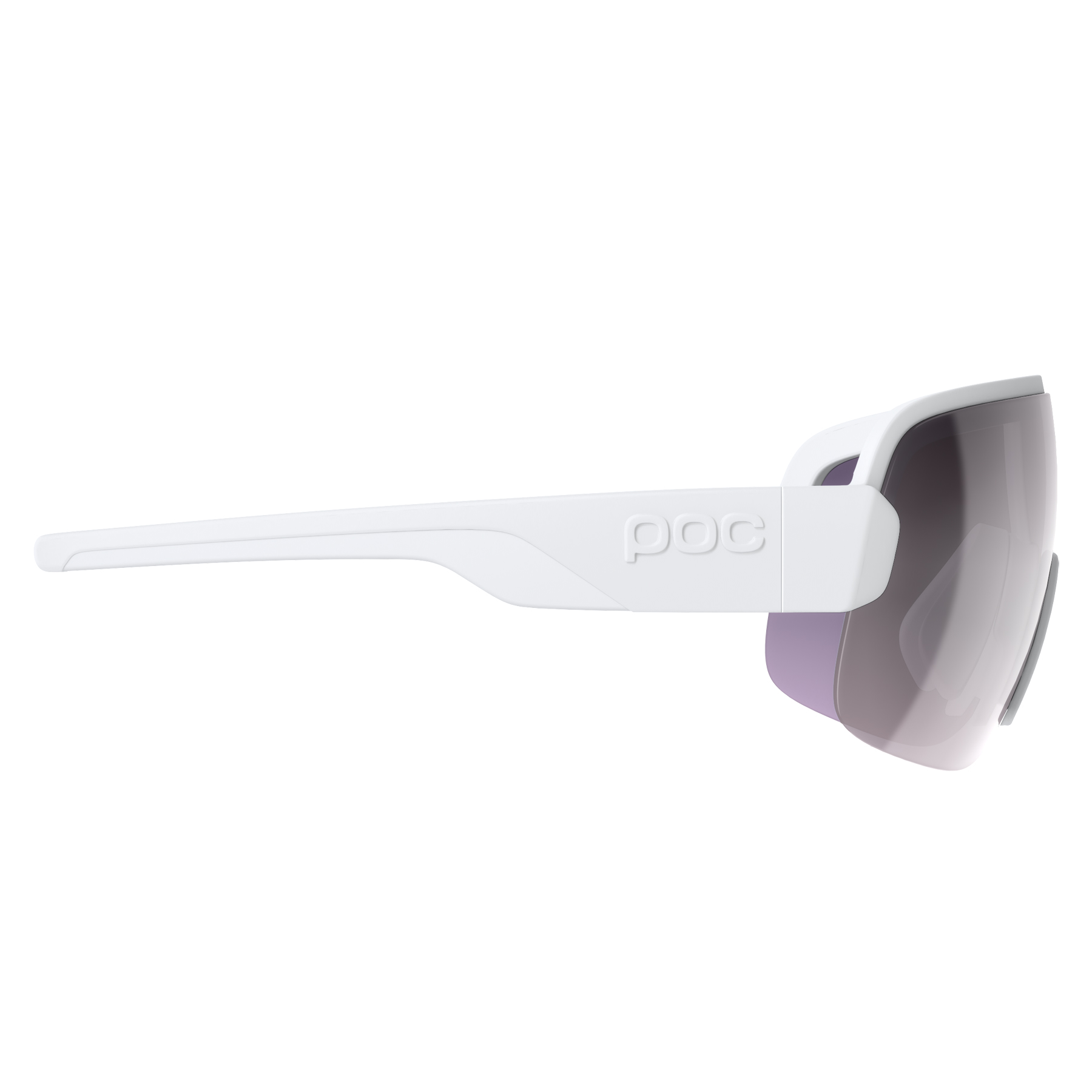 POC Aim Glasses - Hydrogen White / Violet Silver Mirror